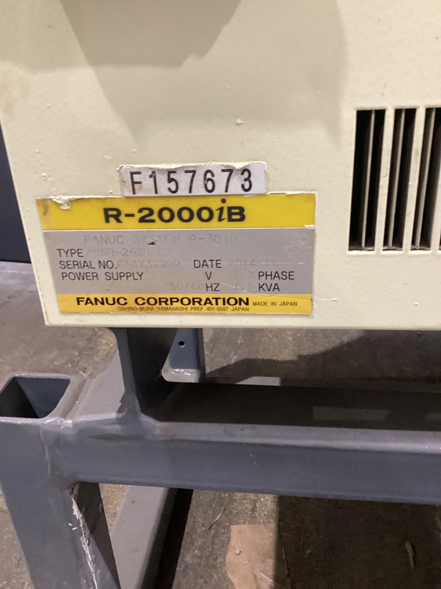 FANUC R-30iB Controller & Teach Pendant for R-2000iB USED 2