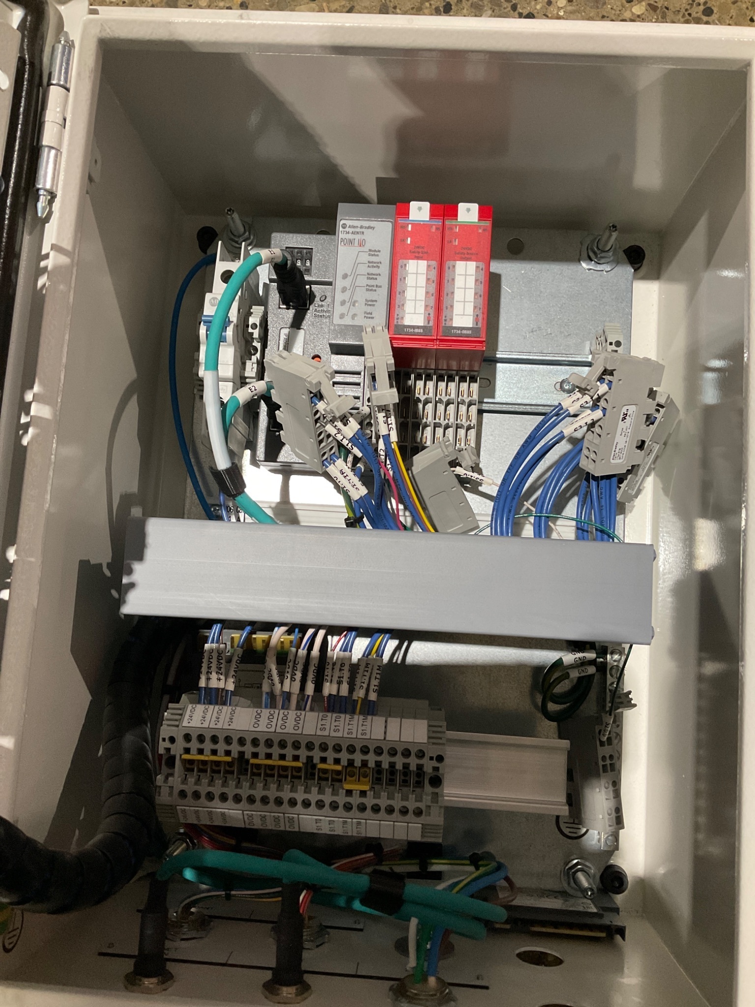 Safety Gate Box with Allen-Bradley Point I/O Modules USED 2