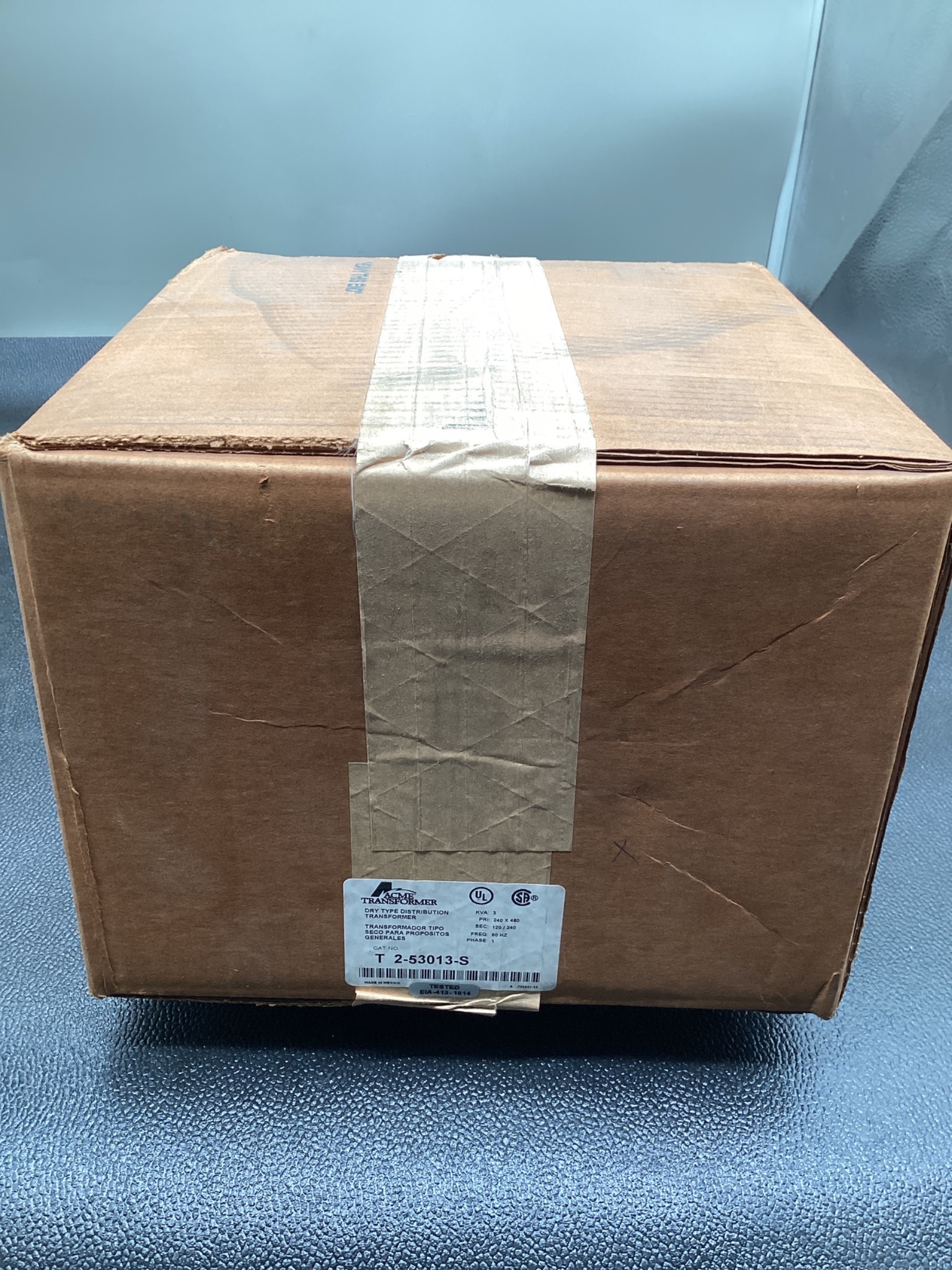 ACME T-2-53013-S 3KVA Transformer 240x480V - 120/240V 1PH NEW 3