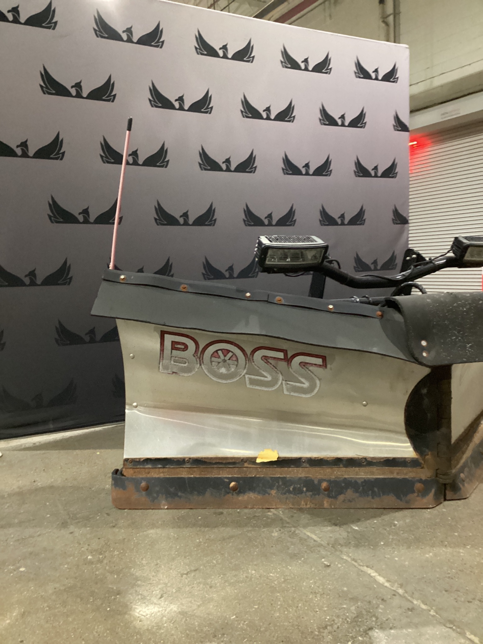 BOSS 8'2" Stainless DXT Snow Plow USED 1