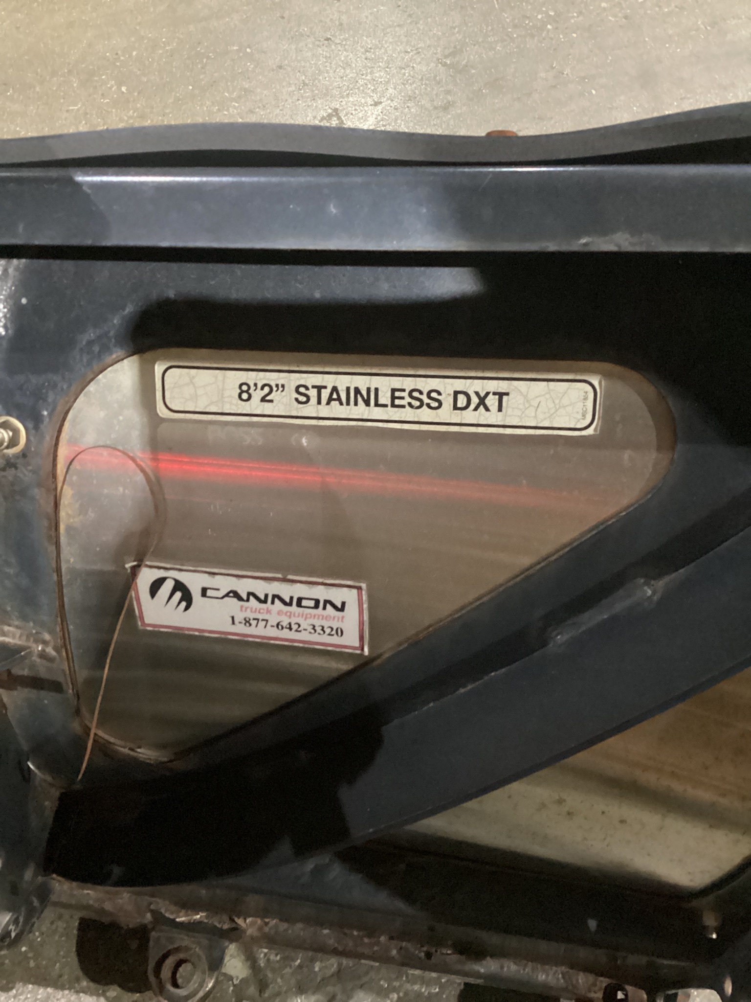 BOSS 8'2" Stainless DXT Snow Plow USED 4