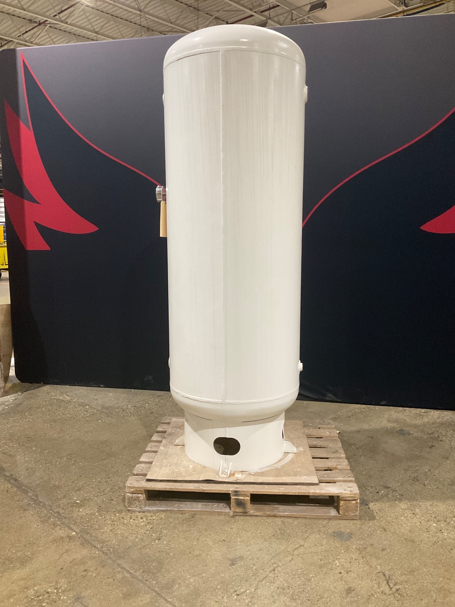 SAMUEL A10053 240 GAL. Vertical Air Receiver Tank USED 0