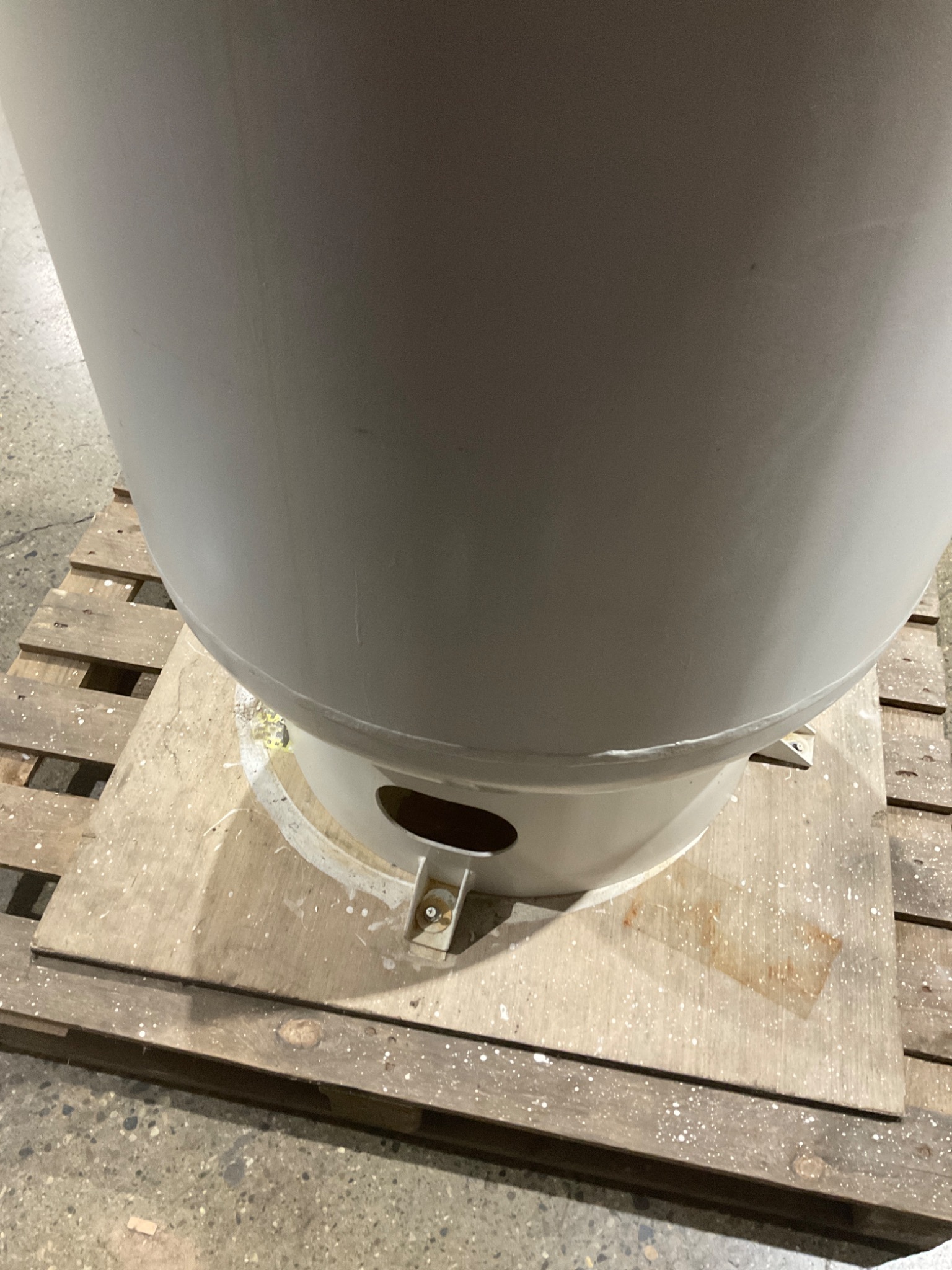 SAMUEL A10053 240 GAL. Vertical Air Receiver Tank USED 2
