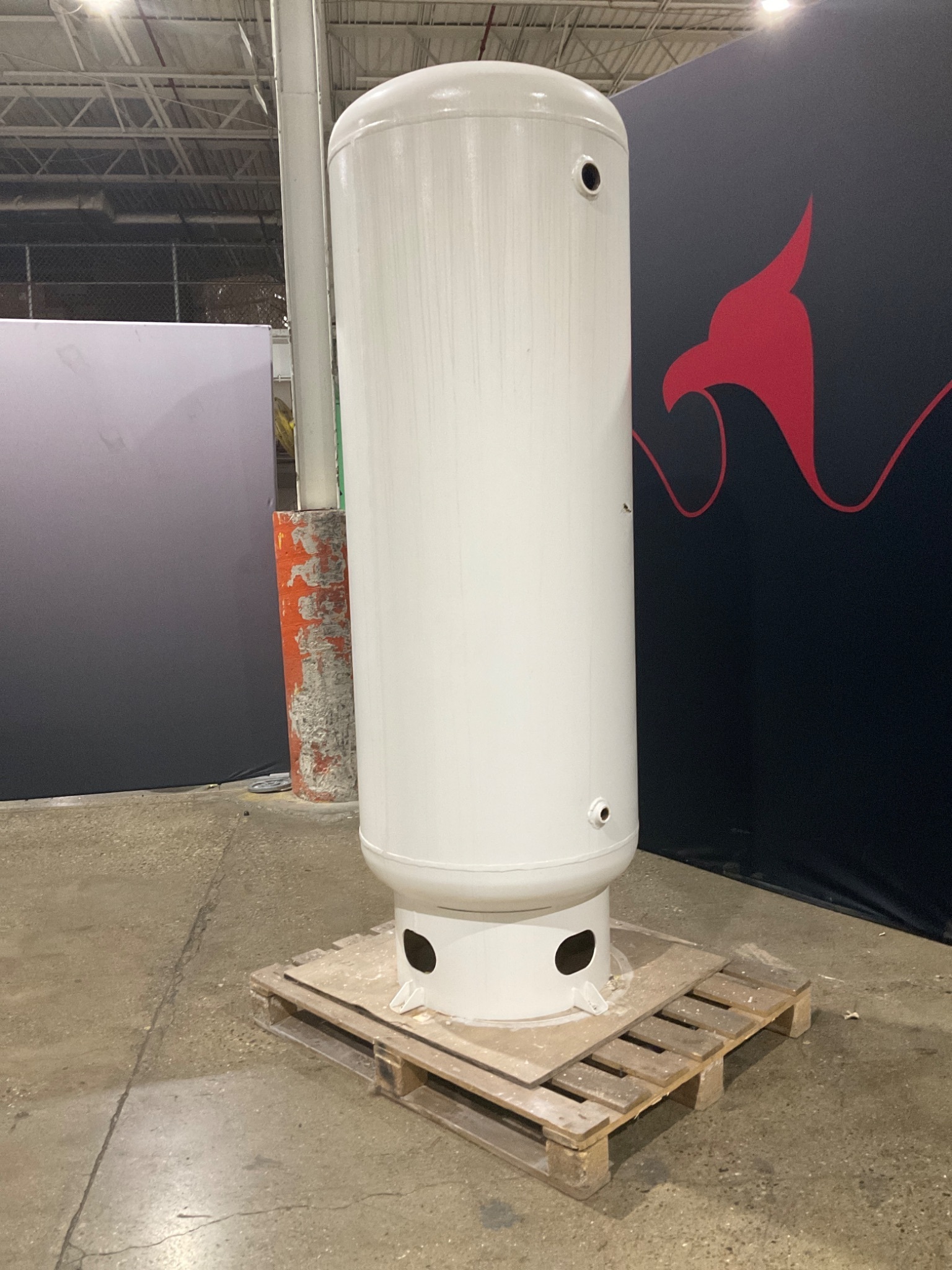 SAMUEL A10053 240 GAL. Vertical Air Receiver Tank USED 5