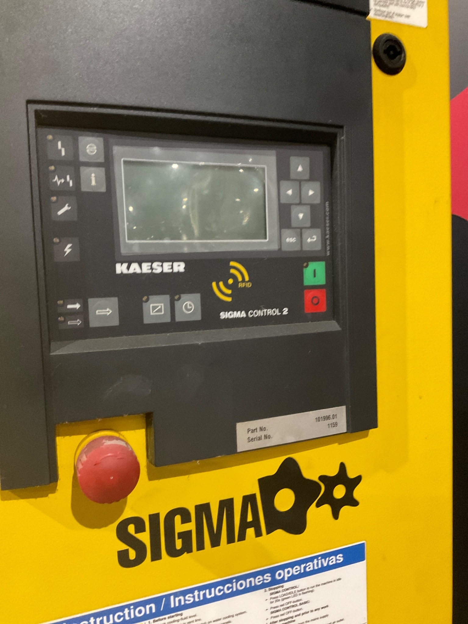 KAESER AirCenter SK20 20HP Rotary Screw Compressor USED 8