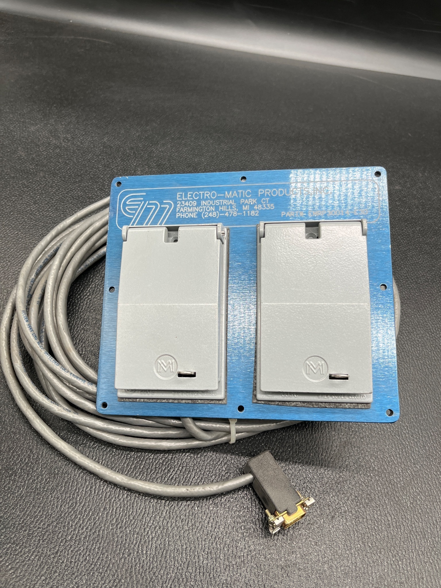 ELECTRO-MATIC EMRP30014-E30 Remote Port Access Panel NEW 0