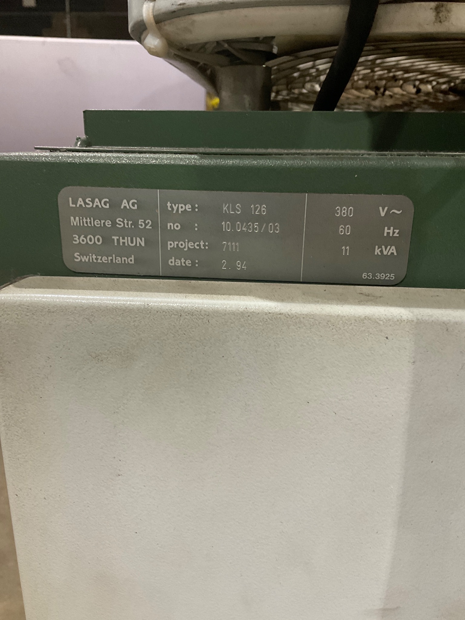 LASAG KLS 126 Laser Welding System USED 9