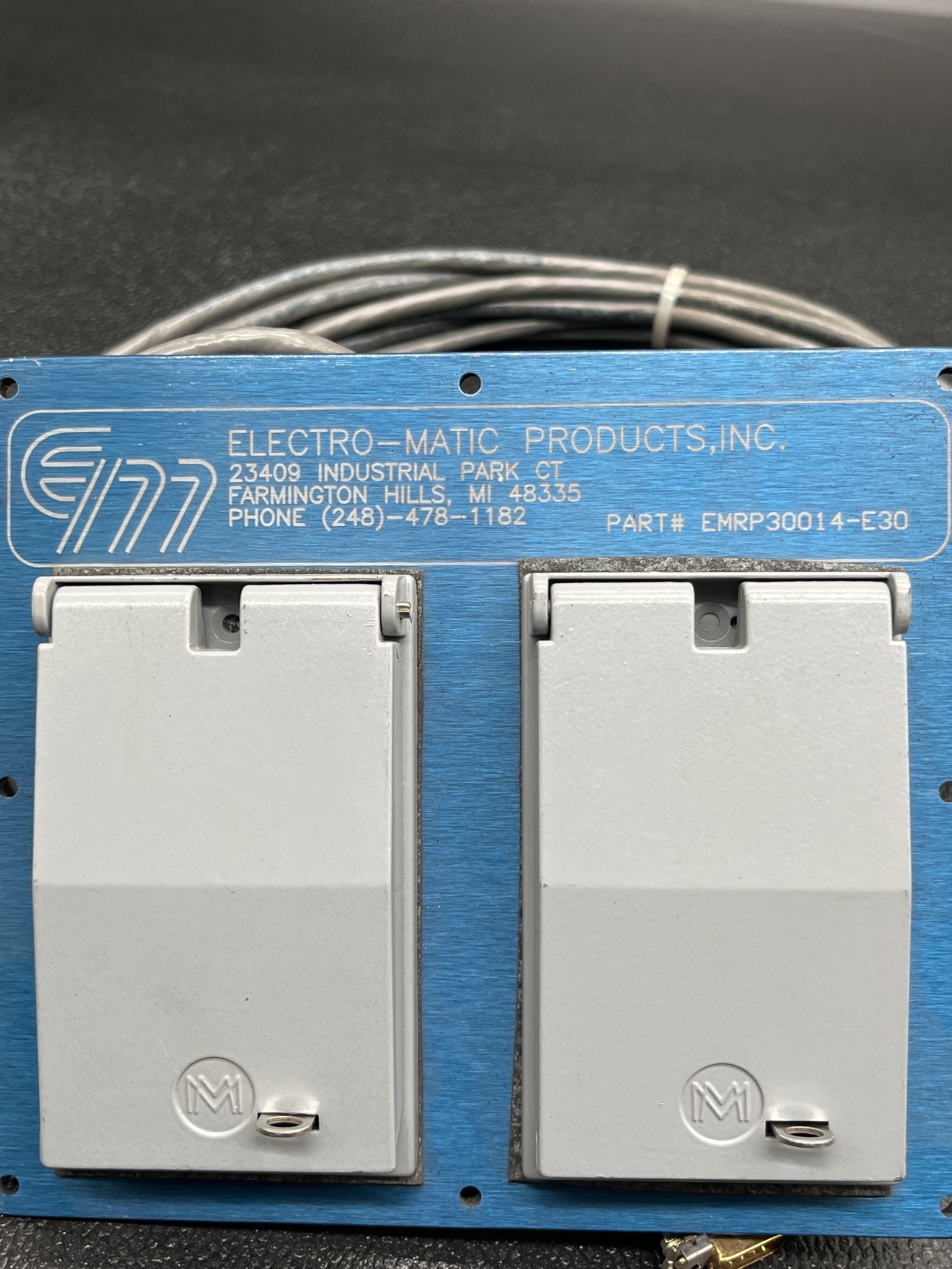 ELECTRO-MATIC EMRP30014-E30 Remote Port Access Panel NEW 6