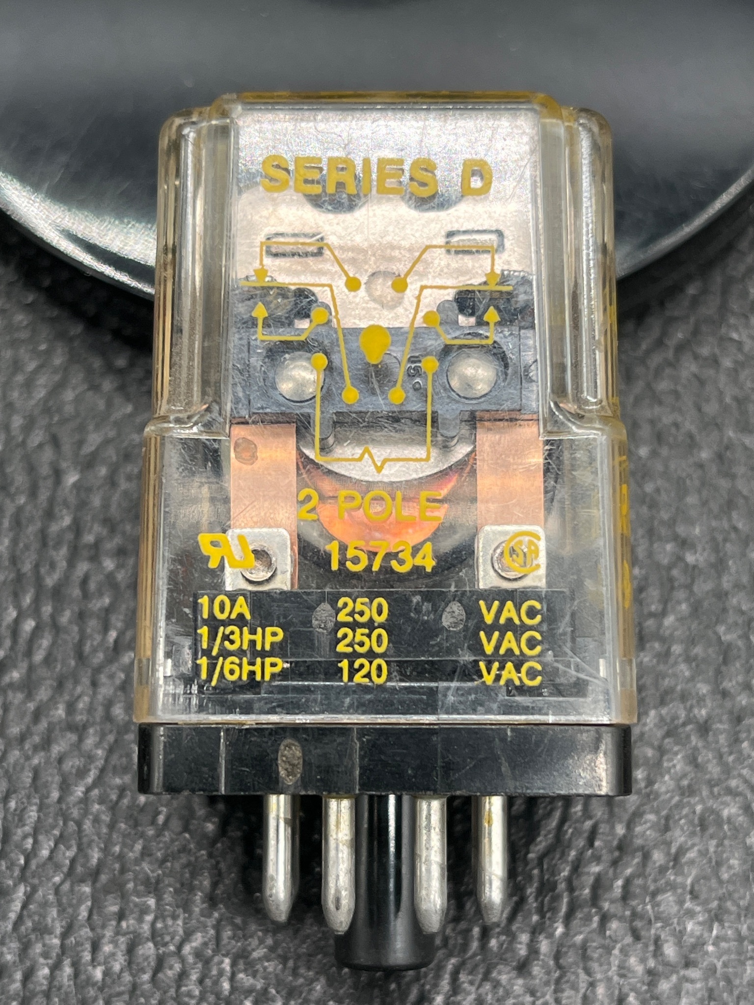 SQUARE D 8501KP12V20 Control Relay USED 4