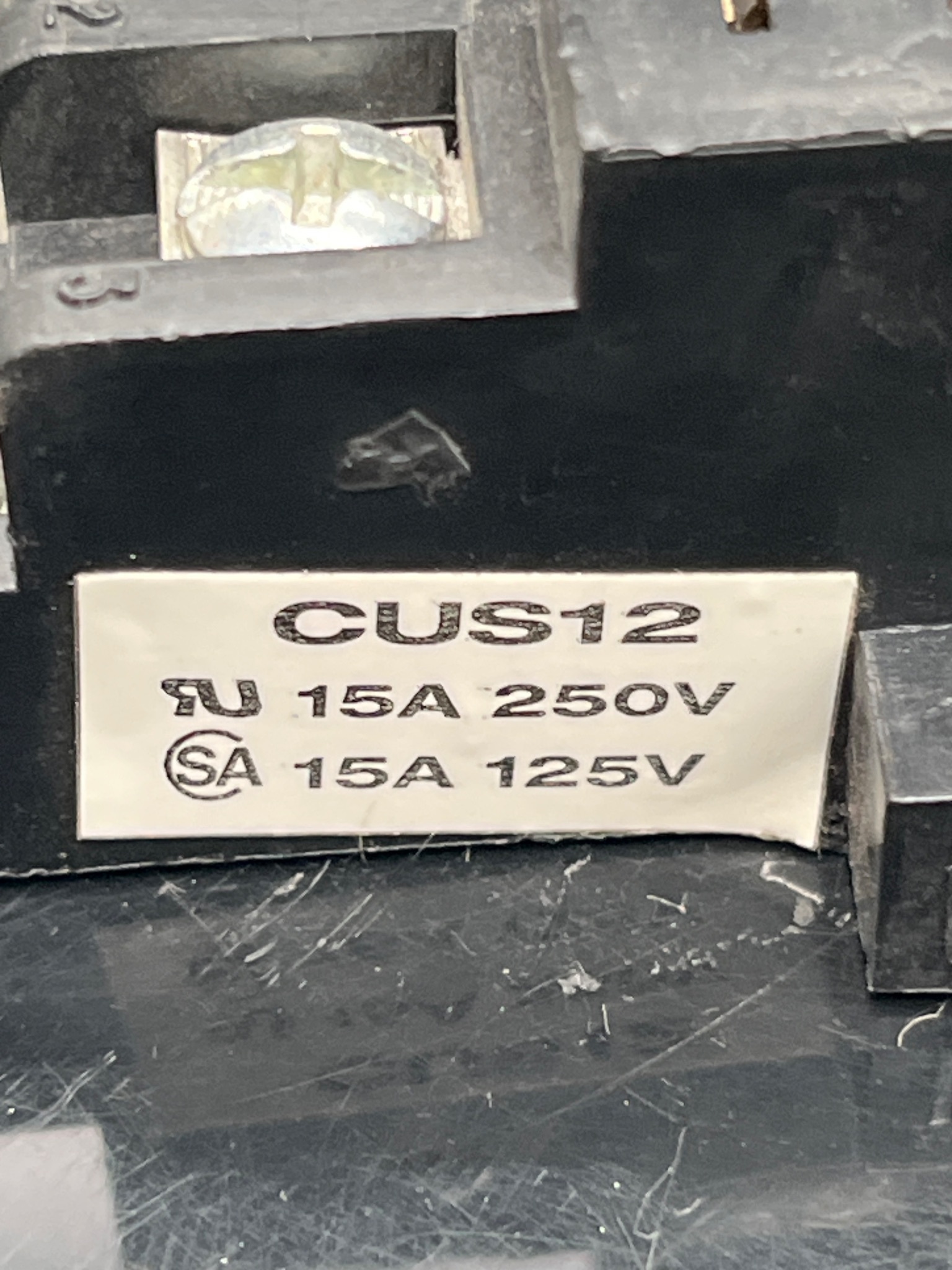 CURTIS CUS12 Relay Socket Base USED 5