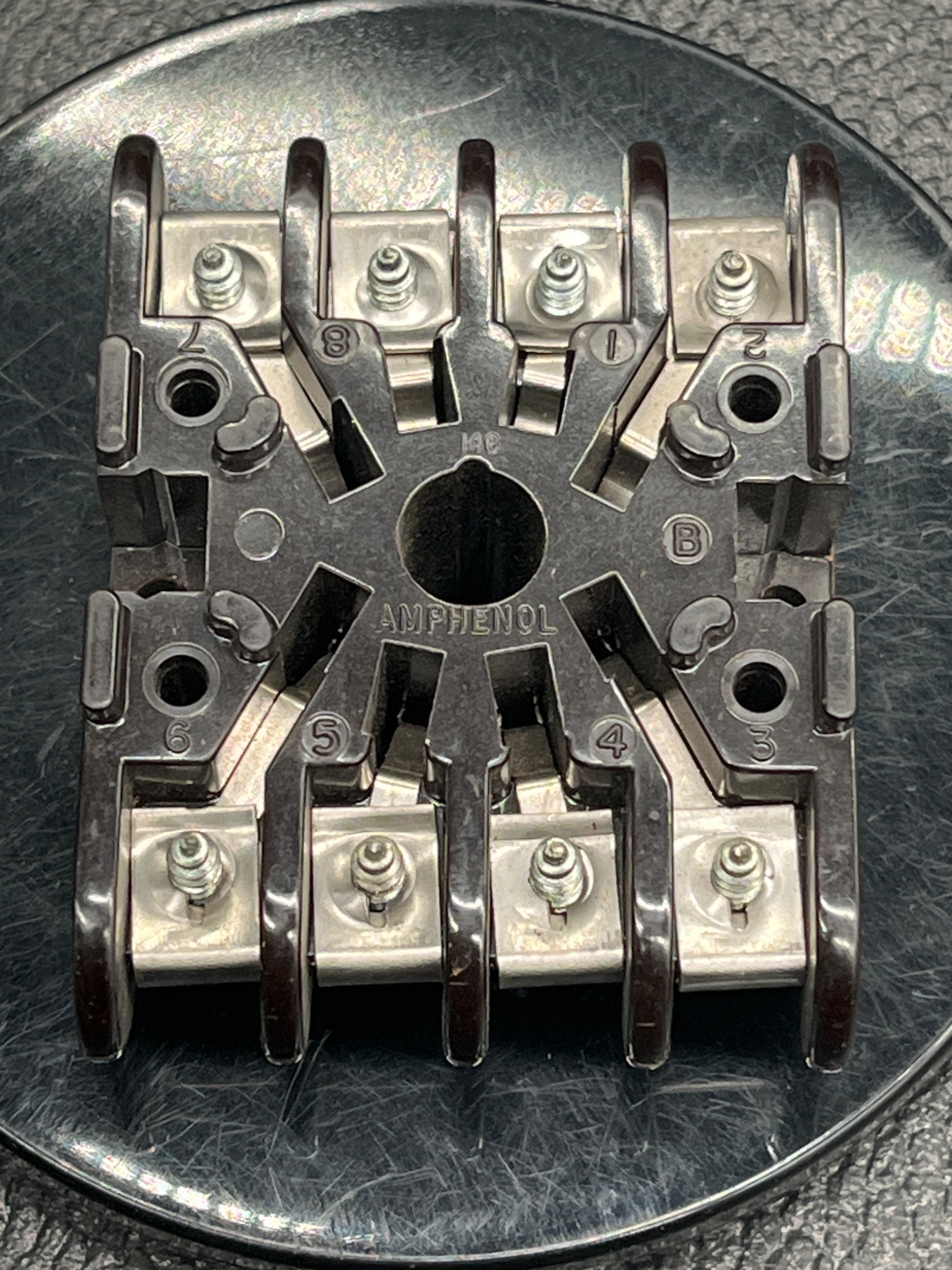 Amphenol 146-103 Relay Socket Base USED 4