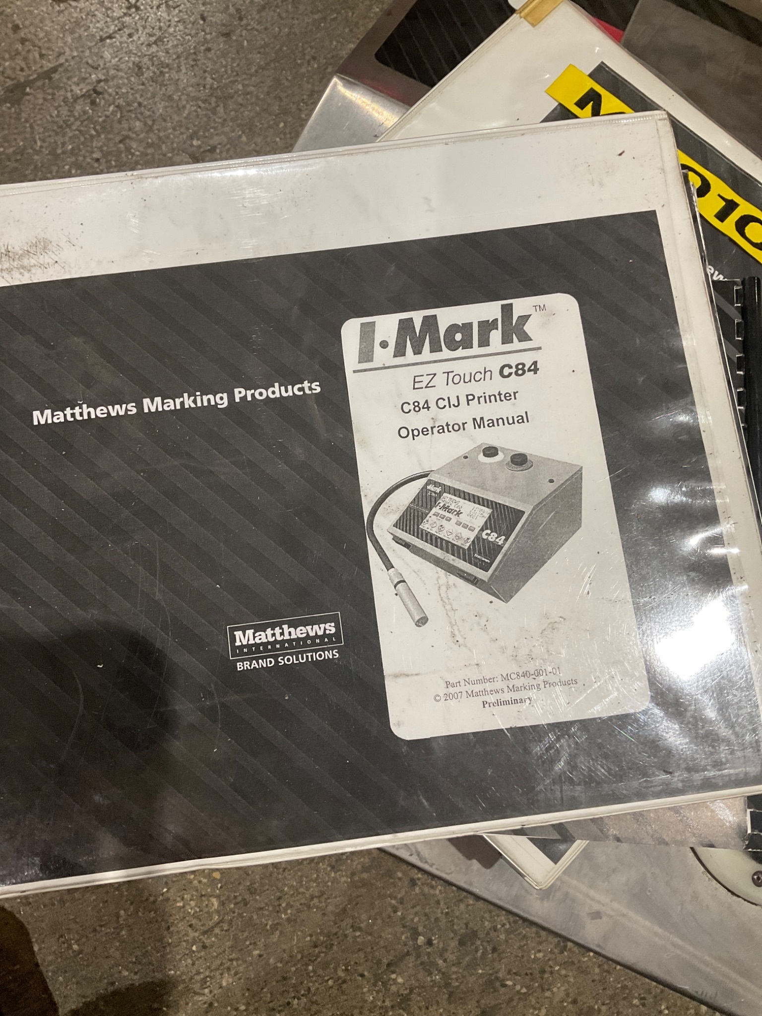 I-MARK EZ Touch C84 CIJ Printer USED 5