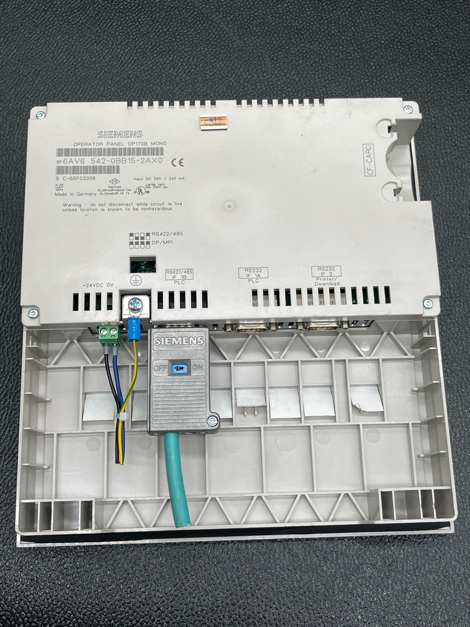 SIEMENS 6AV6 542-0BB15-2AX0 HMI Touch Panel USED 4