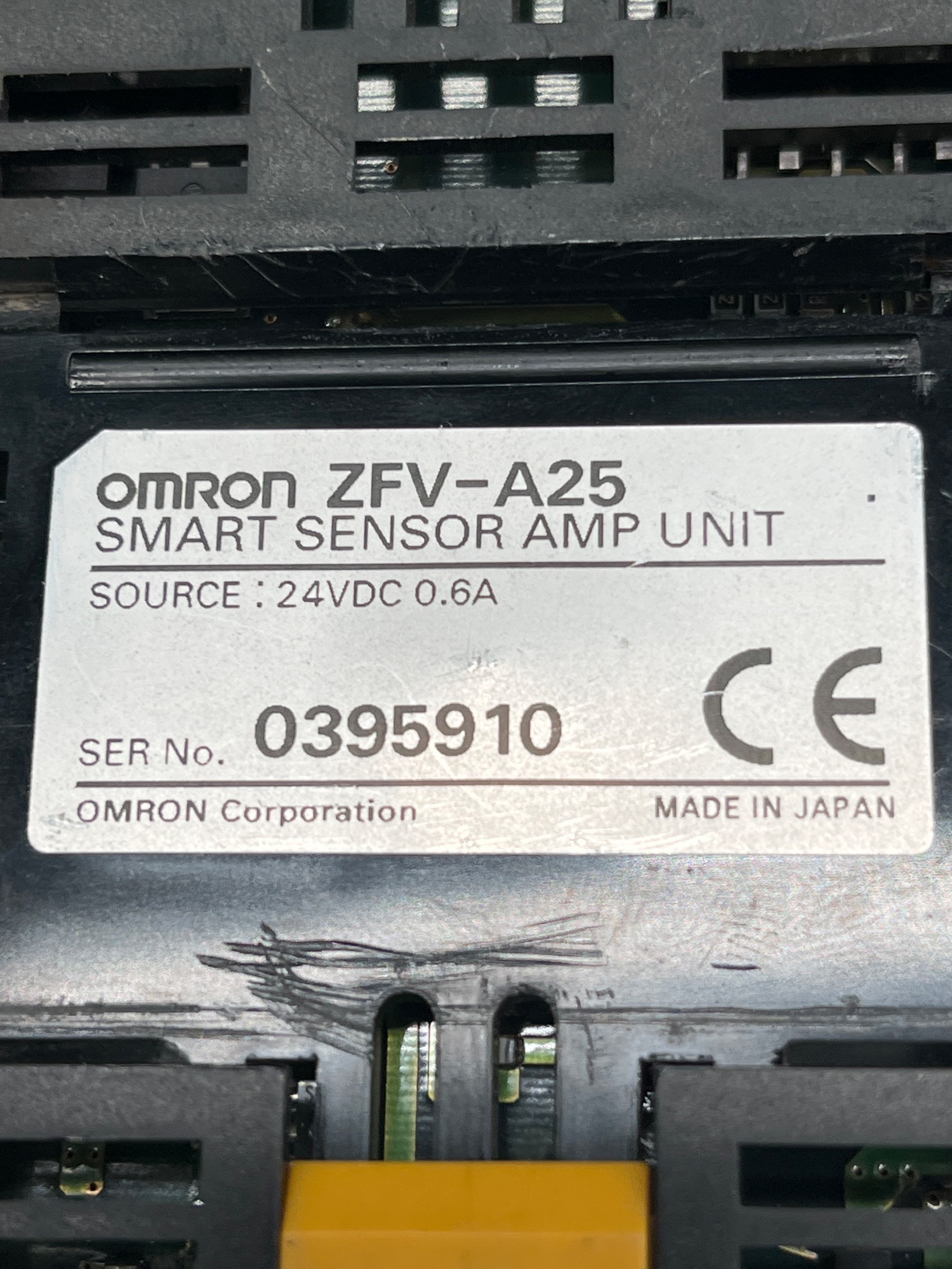 OMRON ZFV-A25 Smart Sensor Amp Unit USED 5