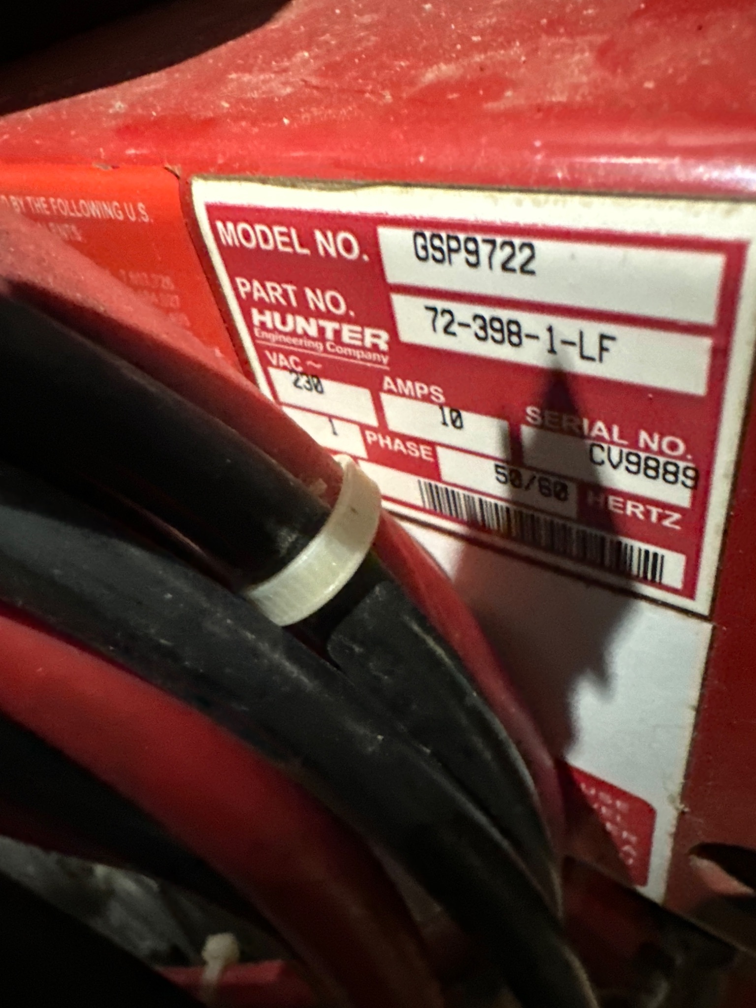 HUNTER GSP9722 Road Force Wheel Balancer USED 7