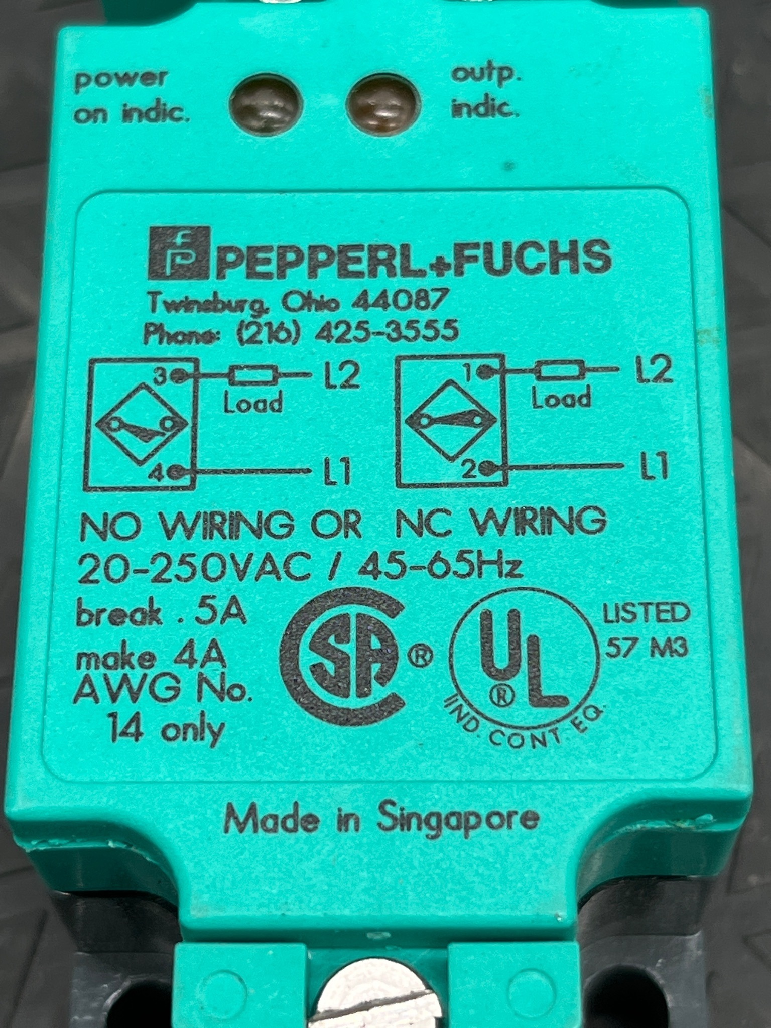 PEPPERL+FUCHS NJ15+U4+W Inductive Proximity Sensor NEW 9