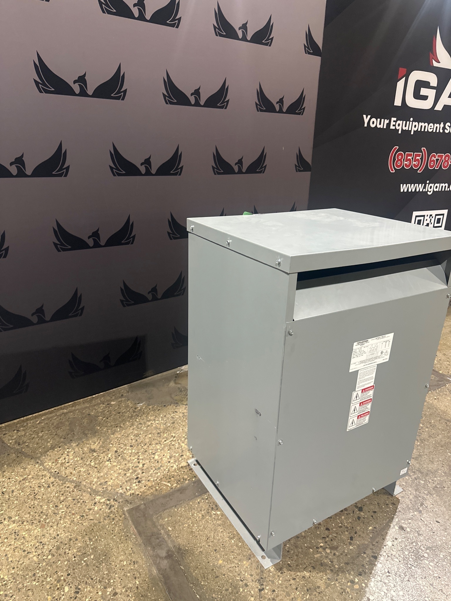 POWERTRAN 3PTN43-75K-E2 75kVA 3PH Dry-Type Transformer USED 2