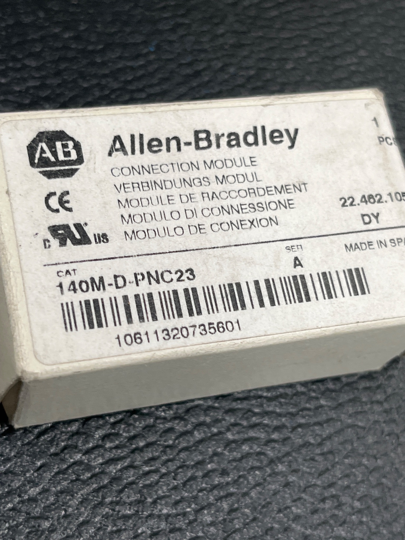 ALLEN BRADLEY 140M-D-PNC23 Connection Module NEW 7