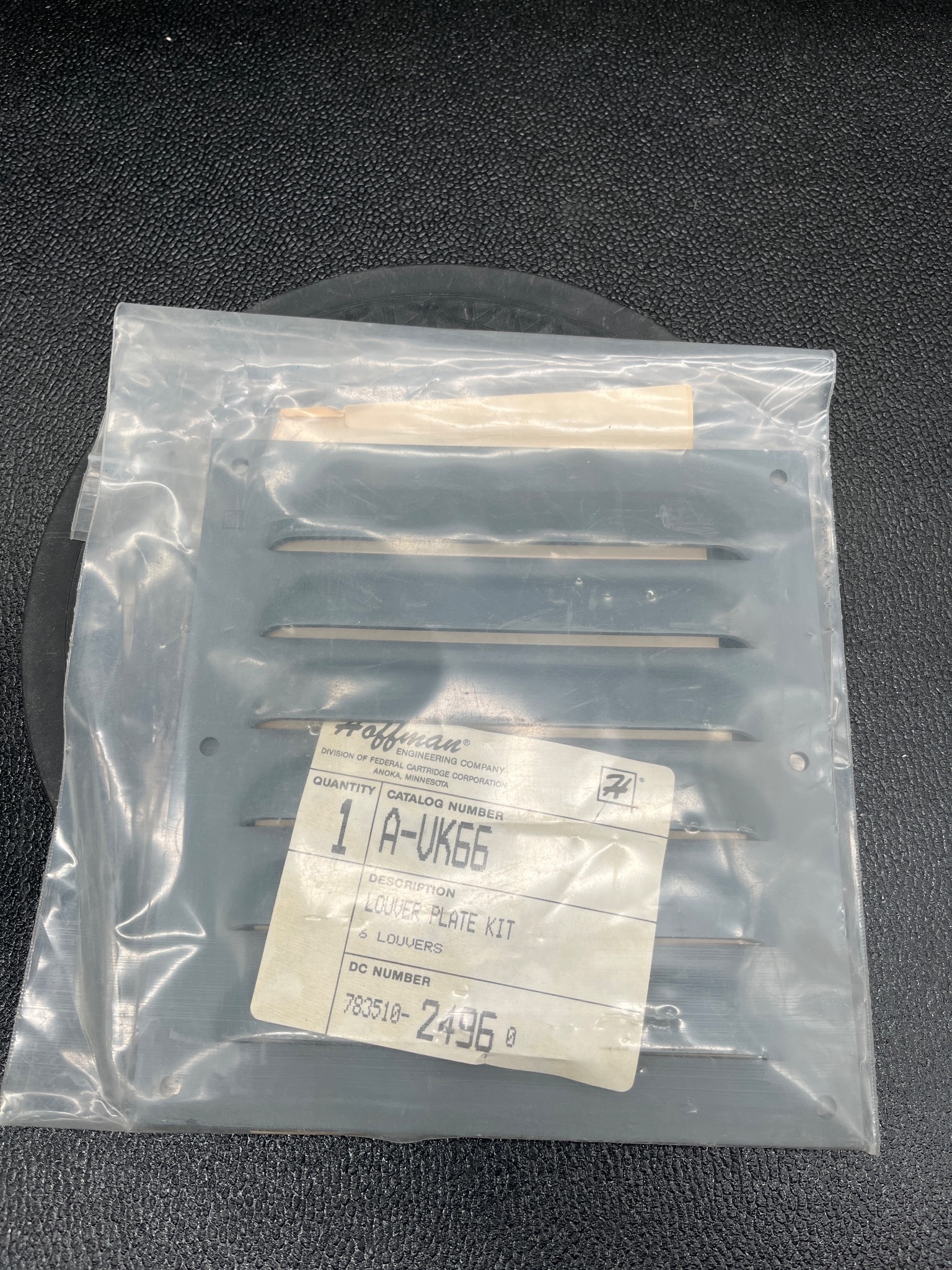 HOFFMAN A-VK66 Louver Plate Kit NEW 0