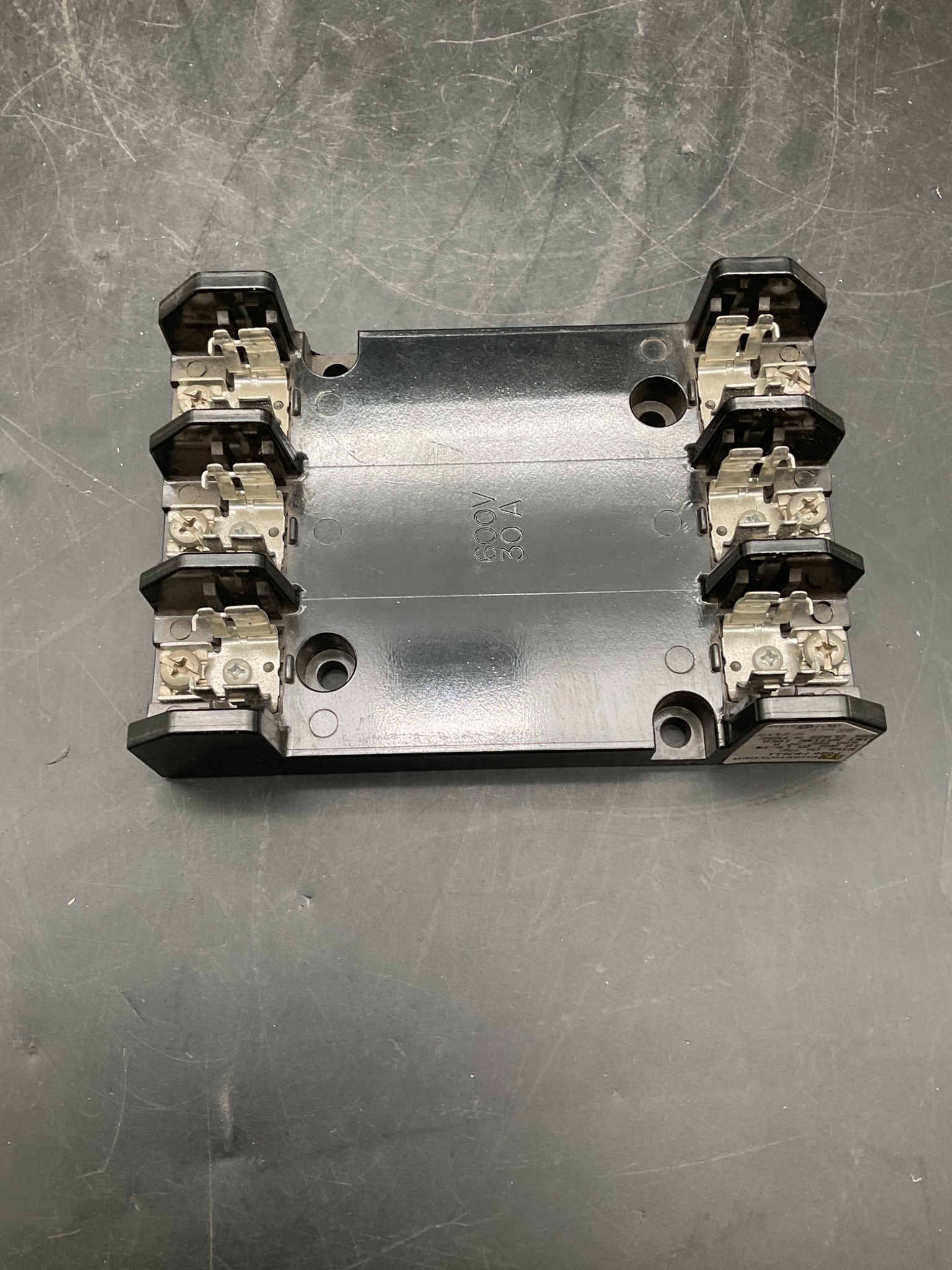 SQUARE D 9080FB3611 3-Pole Fuse Holder USED 0