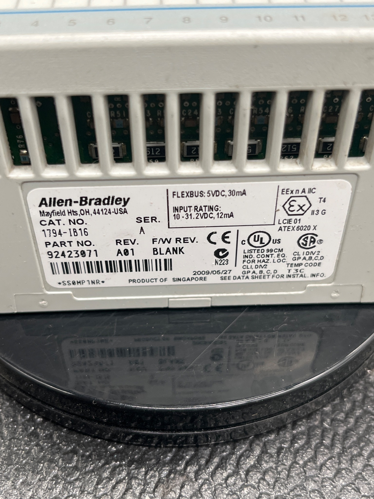 ALLEN BRADLEY 1794-IB16 16-Point Digital Input Module USED 4