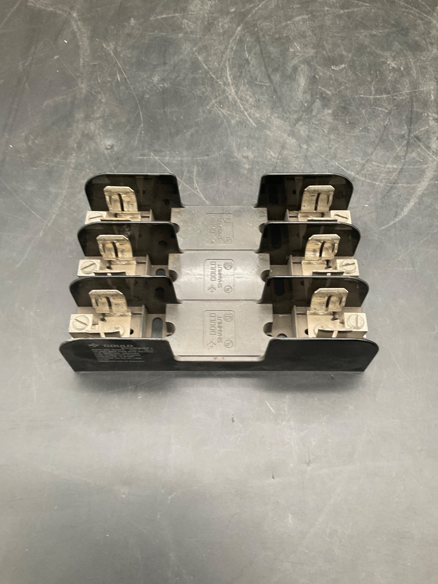 GOULD SHAWMUT 60603 3-Pole Fuse Holder USED 0