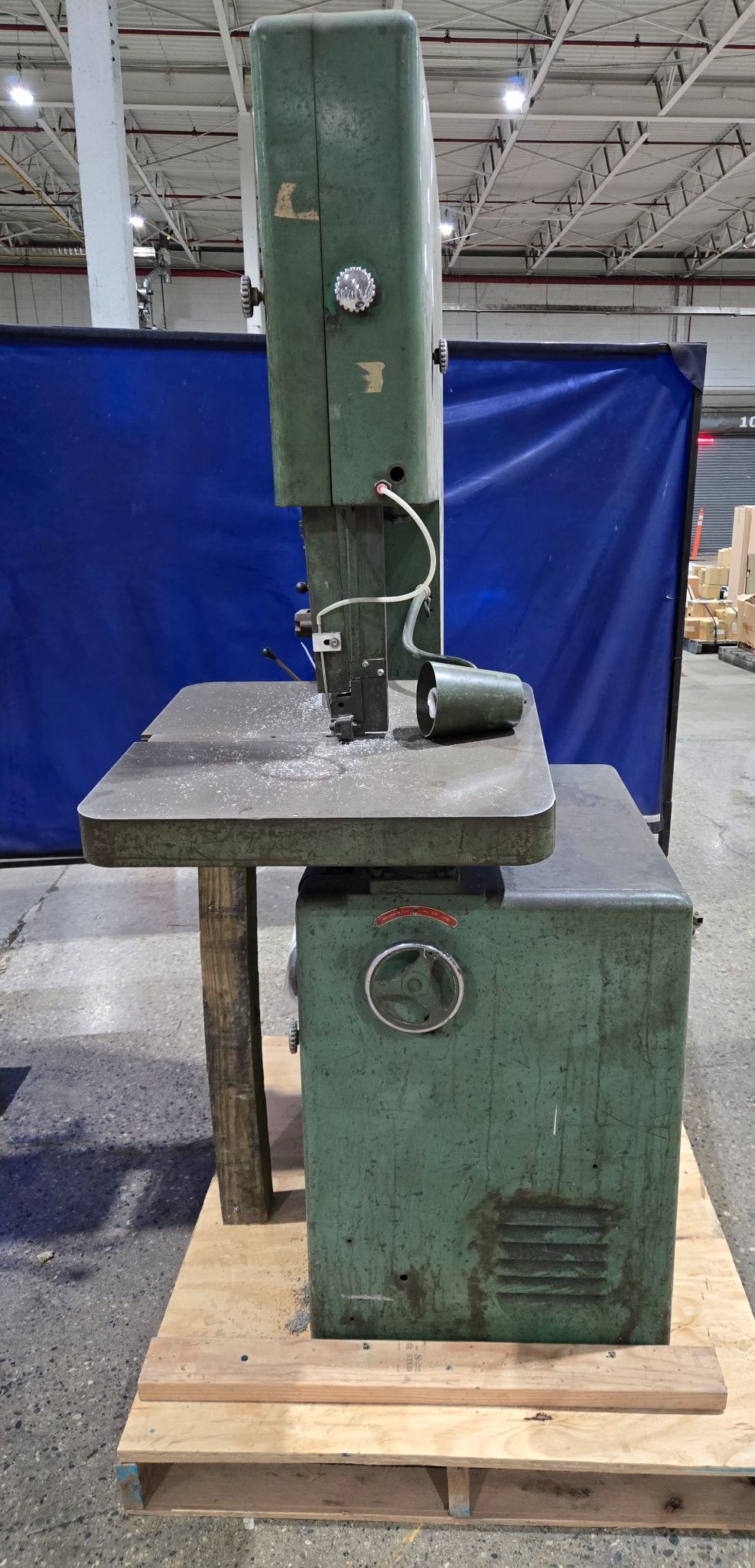POWERMATIC MODEL 87 VERTICAL BANDSAW 20" BLADE 1.5 HP USED 0