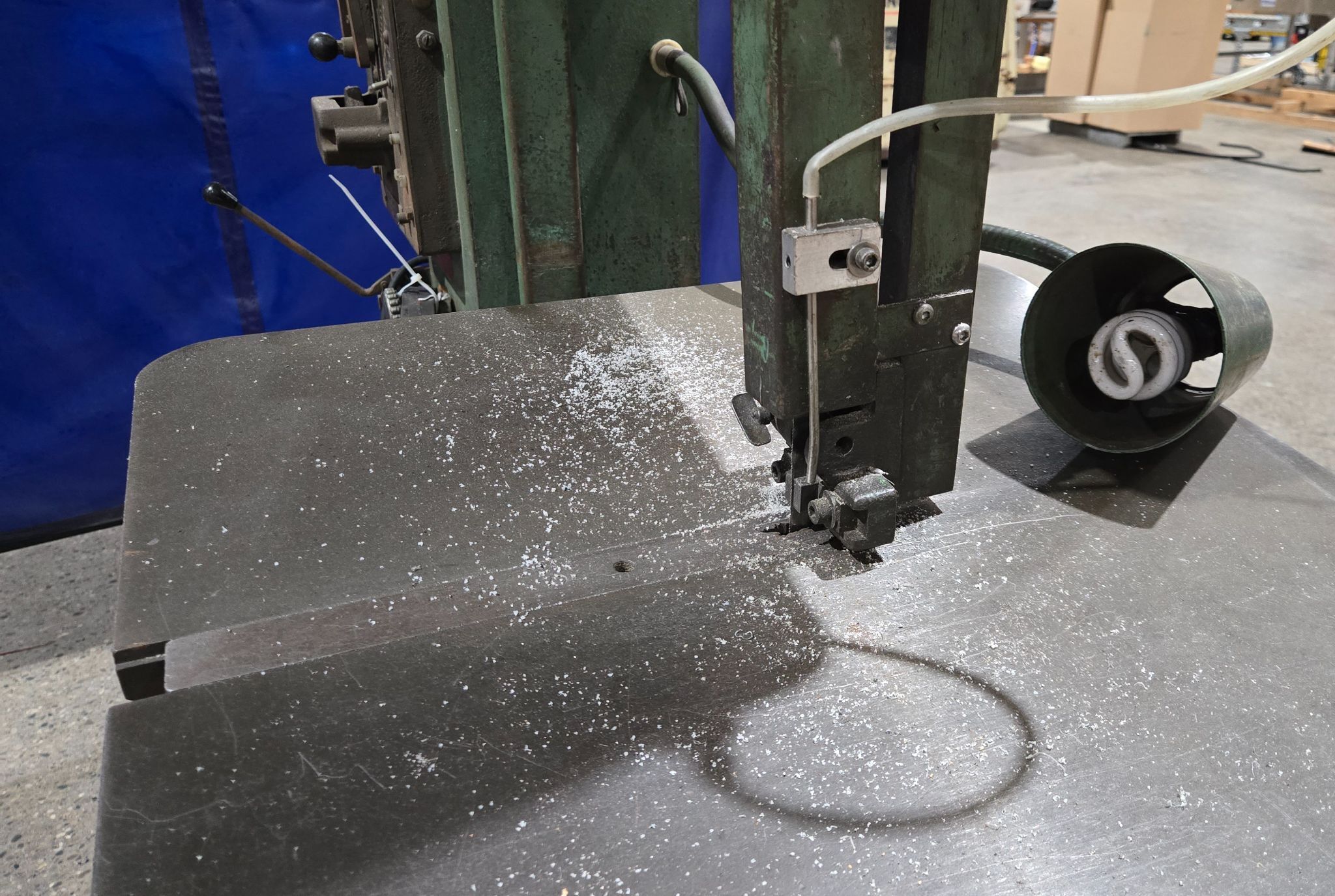 POWERMATIC MODEL 87 VERTICAL BANDSAW 20" BLADE 1.5 HP USED 5