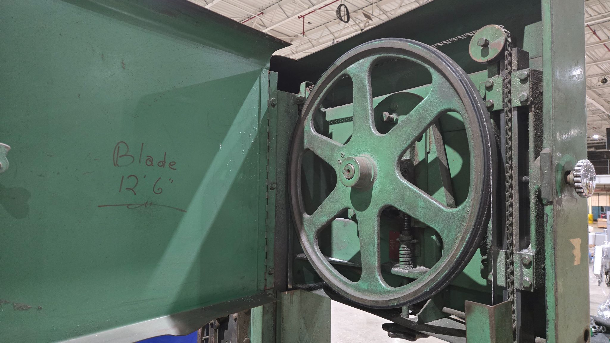 POWERMATIC MODEL 87 VERTICAL BANDSAW 20" BLADE 1.5 HP USED 6