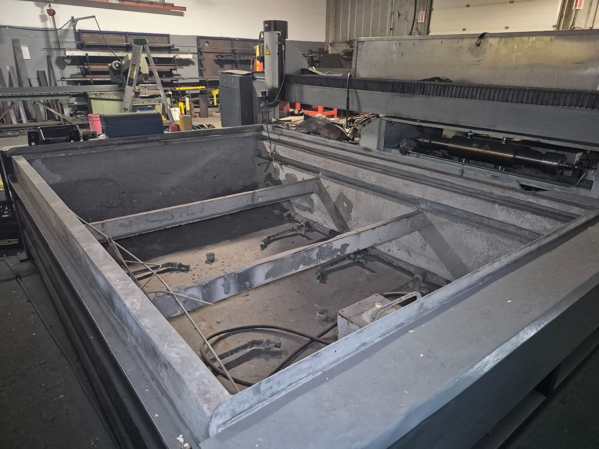 A&V WATERJET F302013A CNC Waterjet w/ KMT Pump & Ebbco Modules USED AS-IS 0