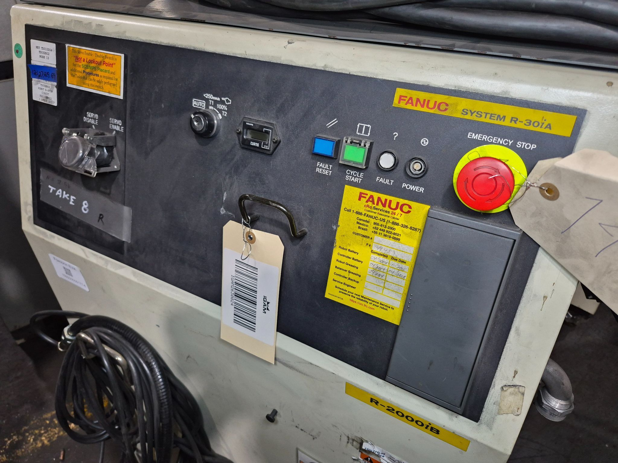 FANUC R-2000iB/210F Complete w/ R-30iA Controls USED 14