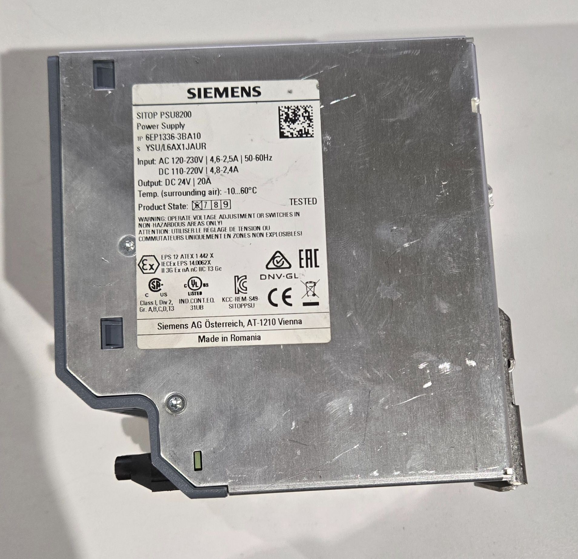 SIEMENS 6EP1336-3BA10 SITOP PSU8200 Power Supply USED 2