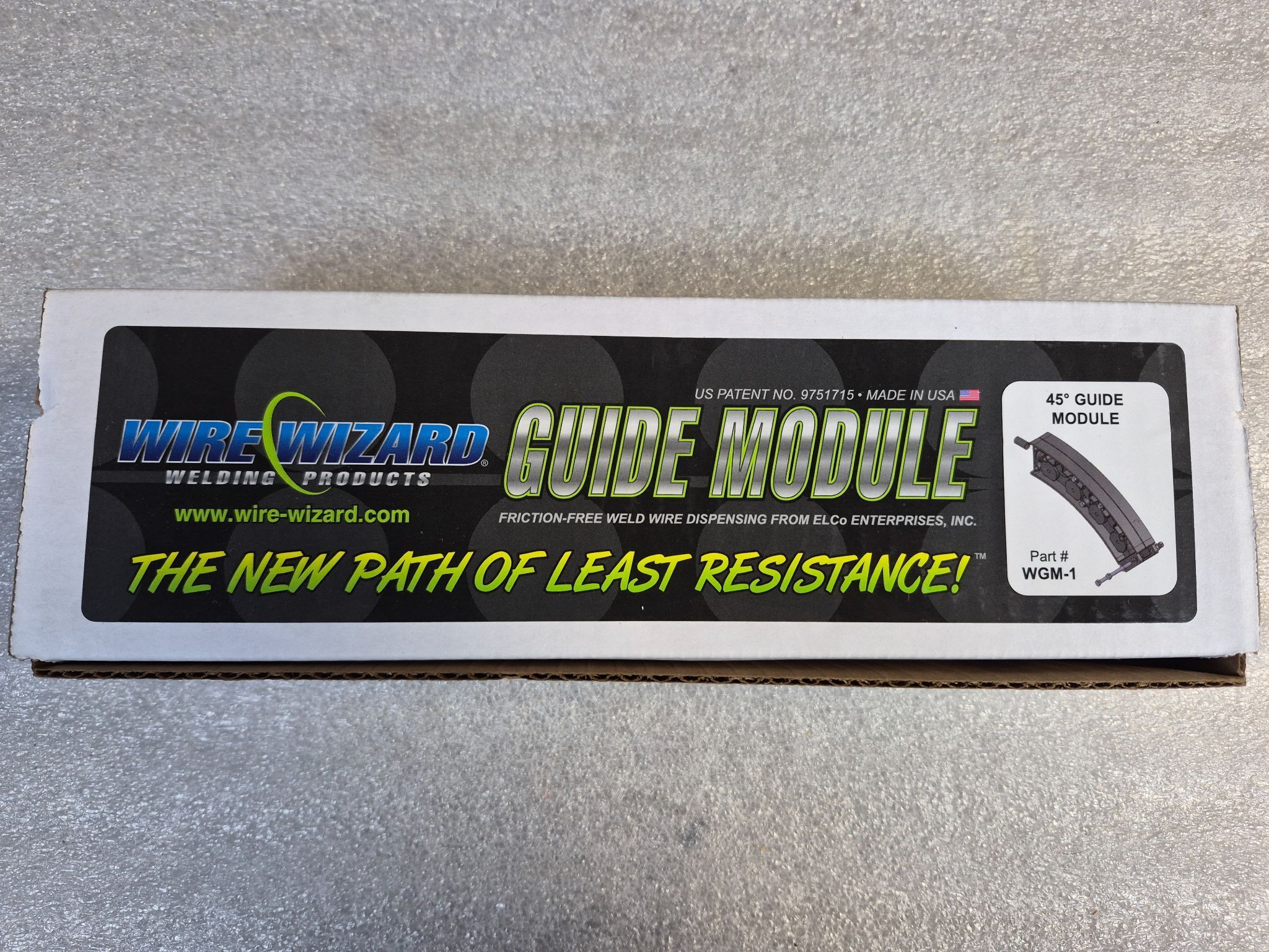 WIRE WIZARD WGM-1 45° Guide Module NEW 1