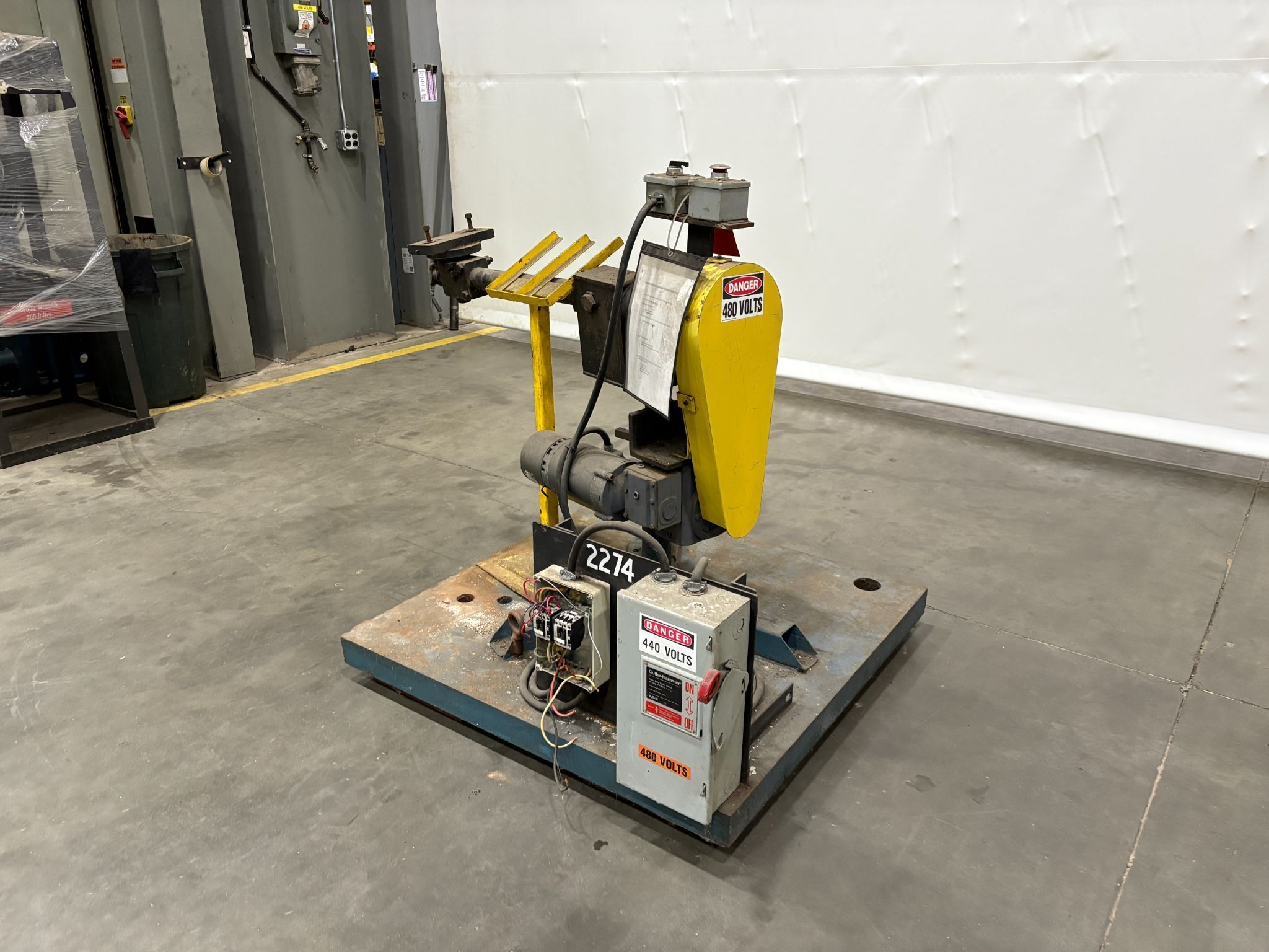 ROWE 7530-DSJ REEL & B-30 FEEDER STRAIGHTENER COMBO USED 12