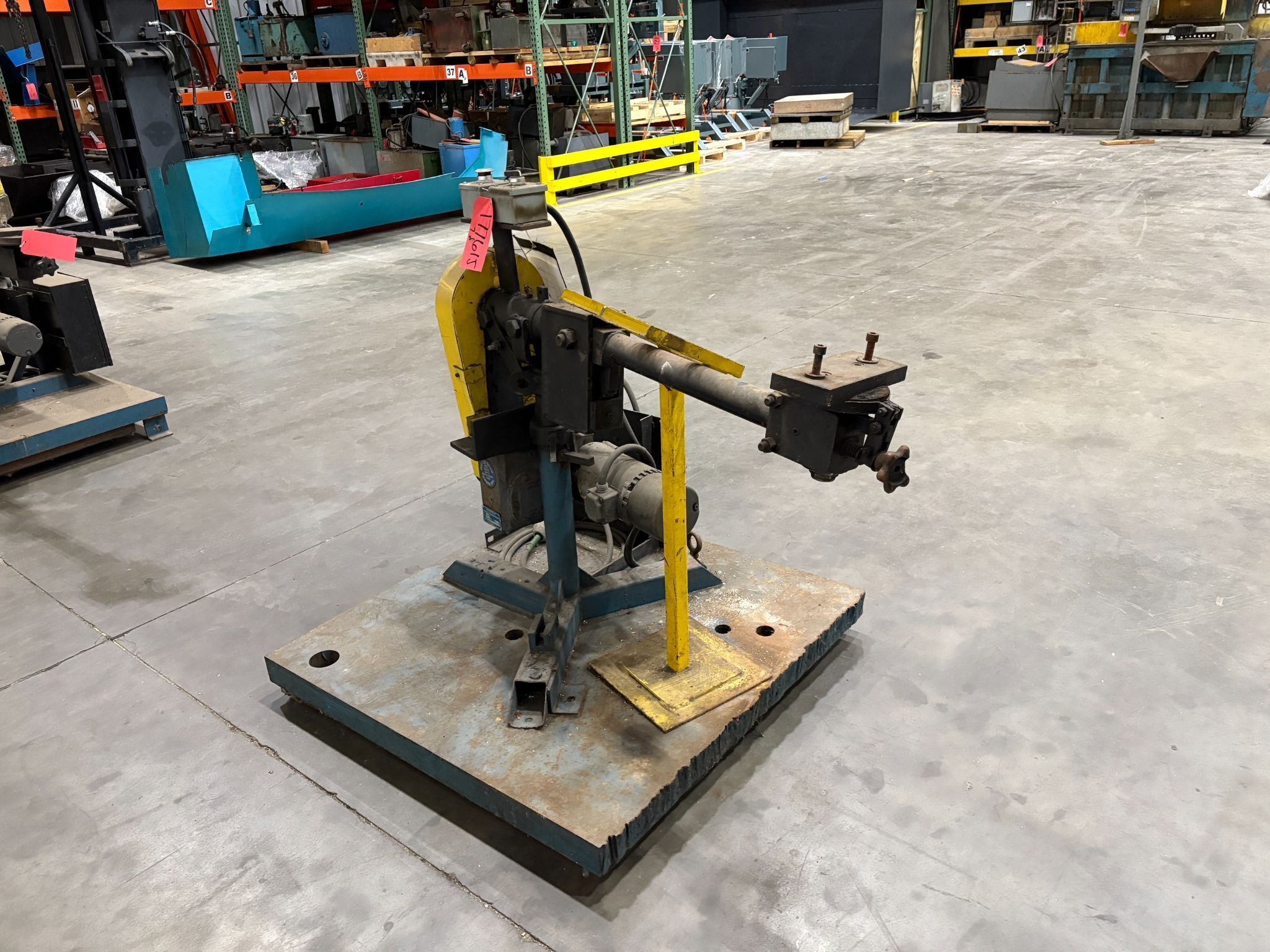 ROWE 7530-DSJ REEL & B-30 FEEDER STRAIGHTENER COMBO USED 14