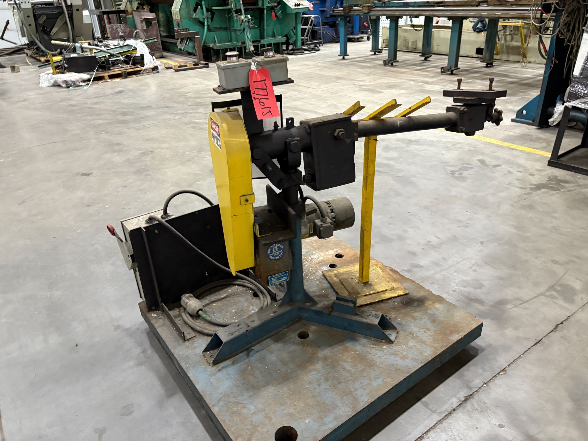ROWE 7530-DSJ REEL & B-30 FEEDER STRAIGHTENER COMBO USED 15