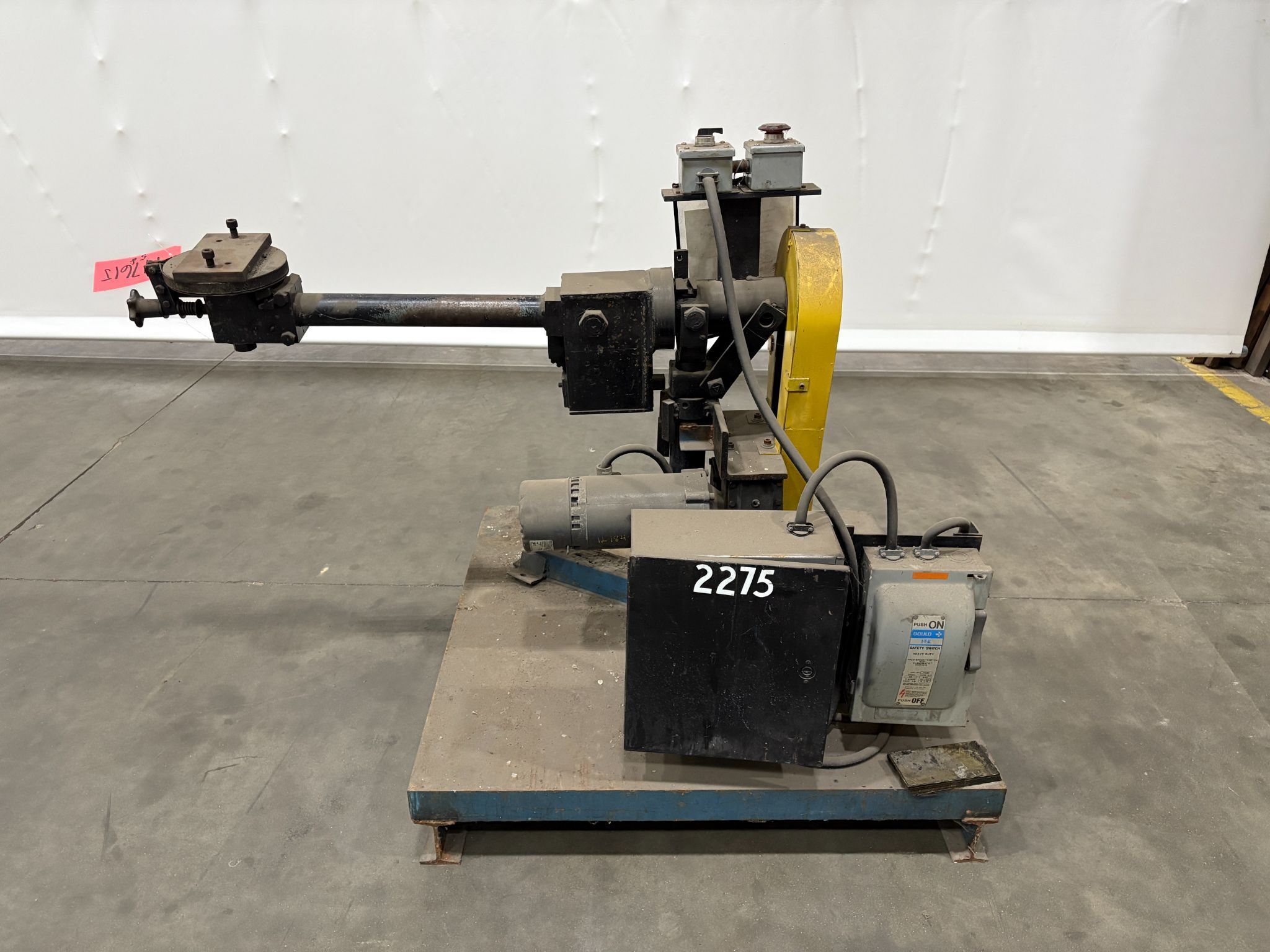 ROWE 7530-DSJ REEL & B-30 FEEDER STRAIGHTENER COMBO USED 16