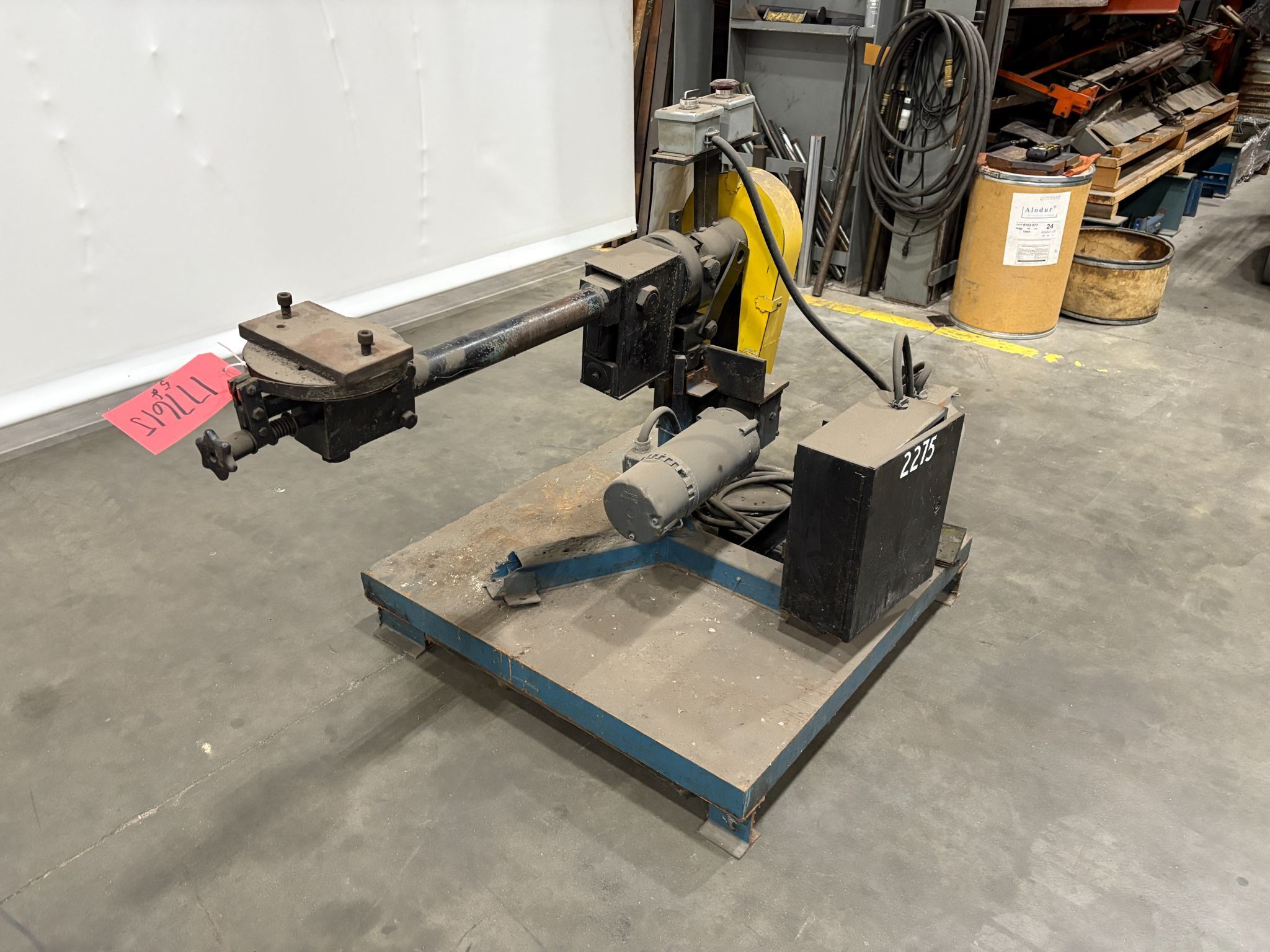ROWE 7530-DSJ REEL & B-30 FEEDER STRAIGHTENER COMBO USED 17