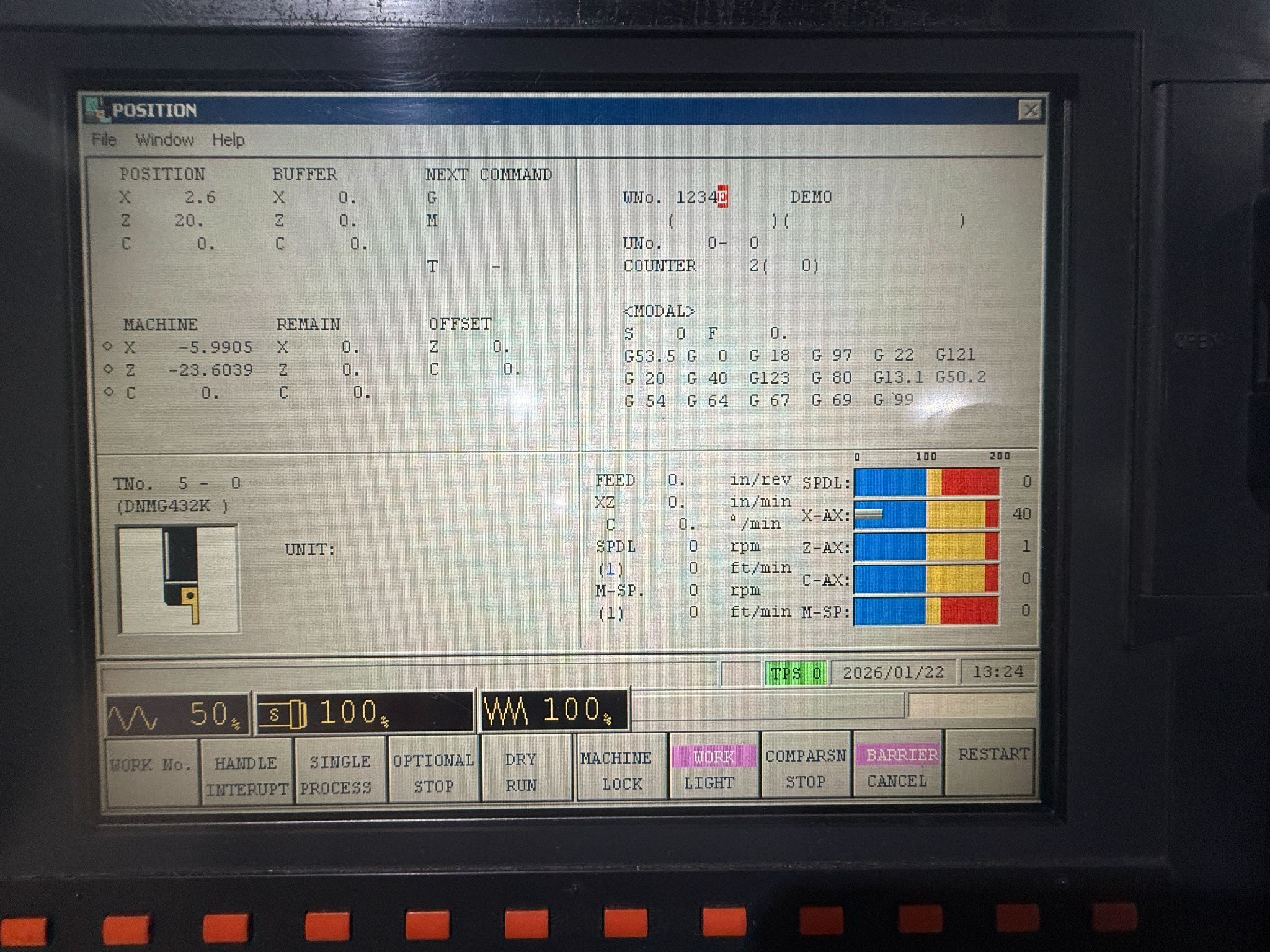 2005 MAZAK NEXUS QTN-350M CNC LATHE 3