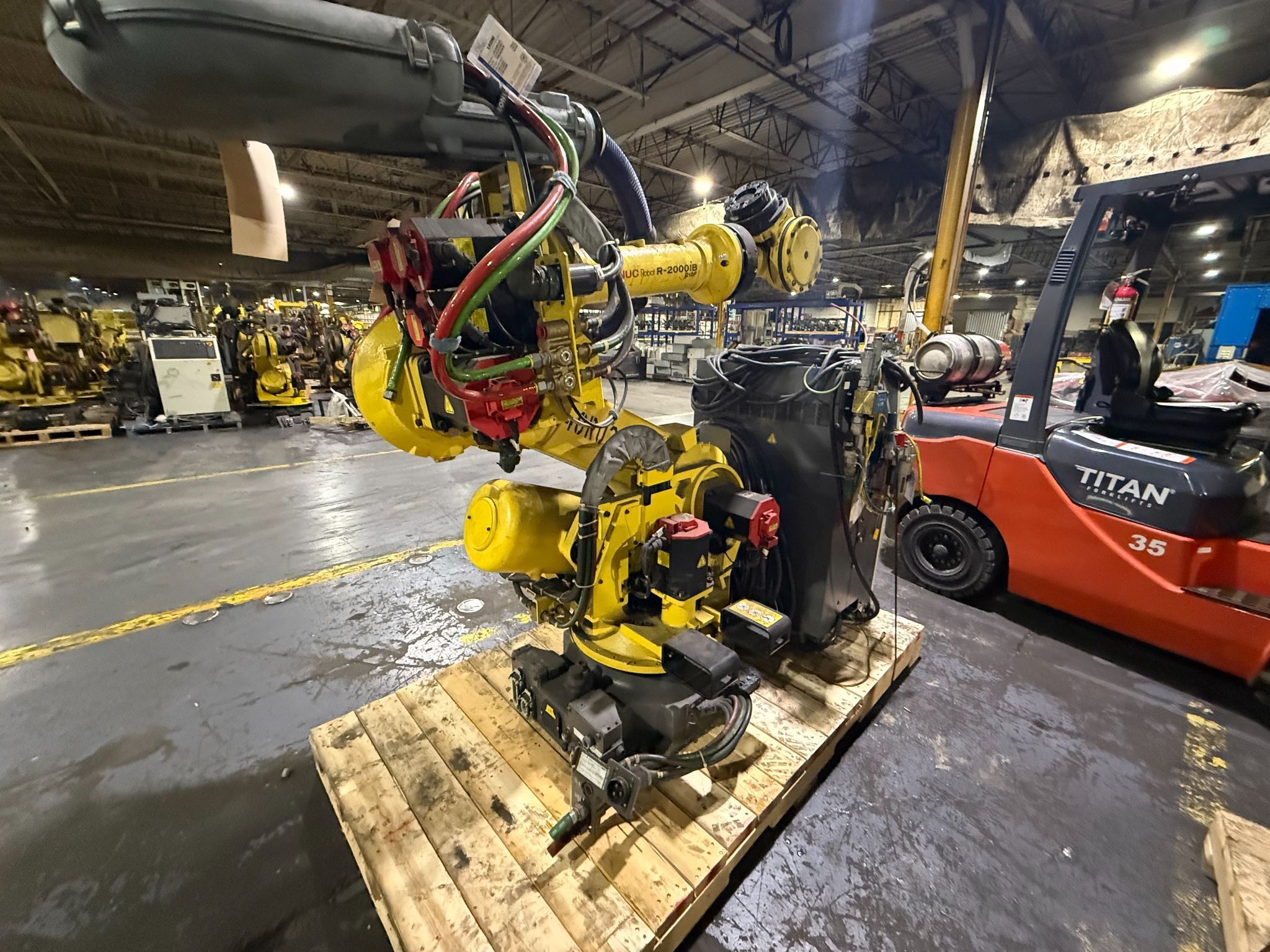 FANUC R-2000iB/210F Complete w/ R-30iA Controls USED 0