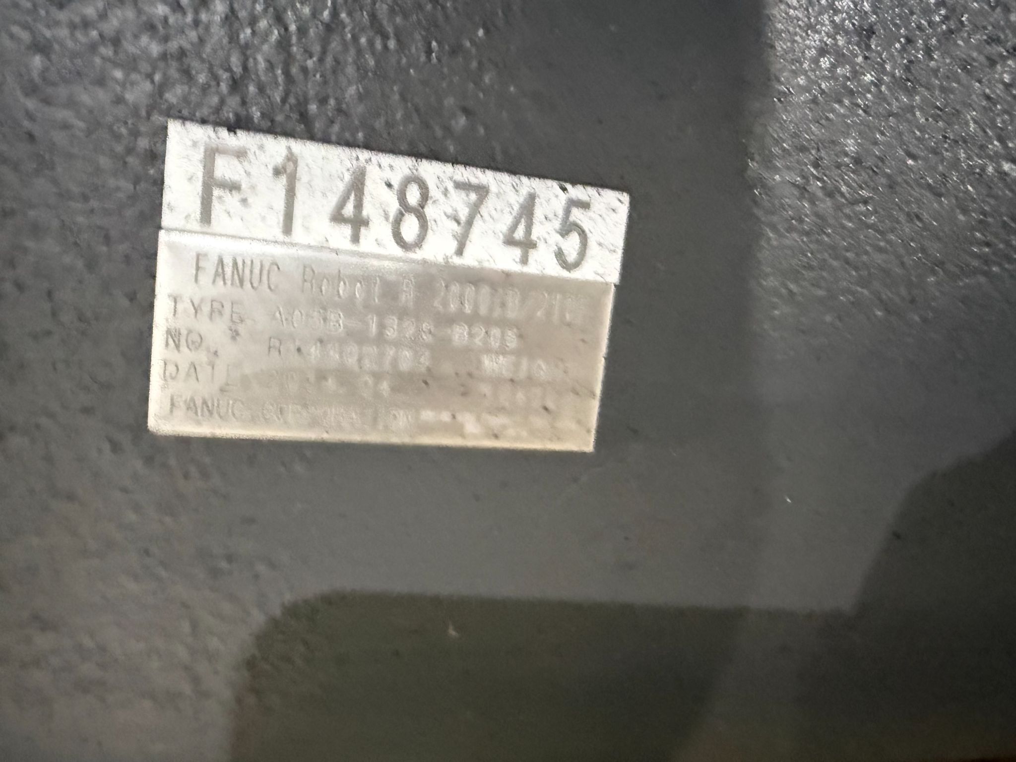 FANUC R-2000iB/210F Complete w/ R-30iA Controls USED 4