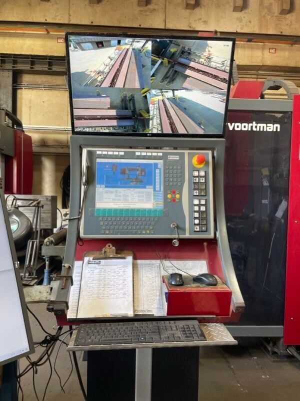 2015 VOORTMAN V630 3-AXIS BEAM DRILLING/MILLING MACHINE W/ 50" VB1250 SAW 3