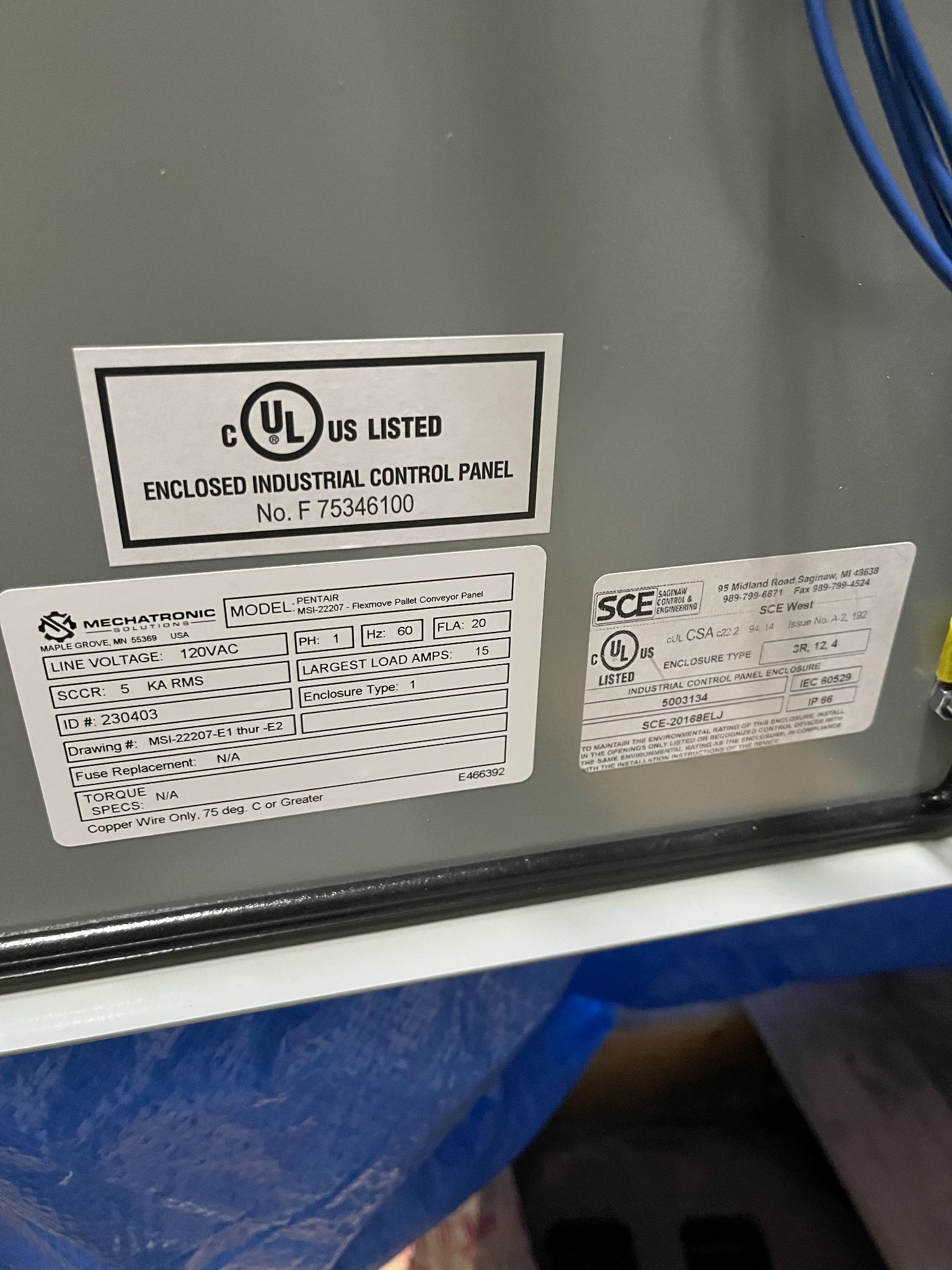 NEW - DORNER MOD:32MVA1121 FLEXMOVE CONVEYOR W/ OPTIDRIVE CONTROLS 7