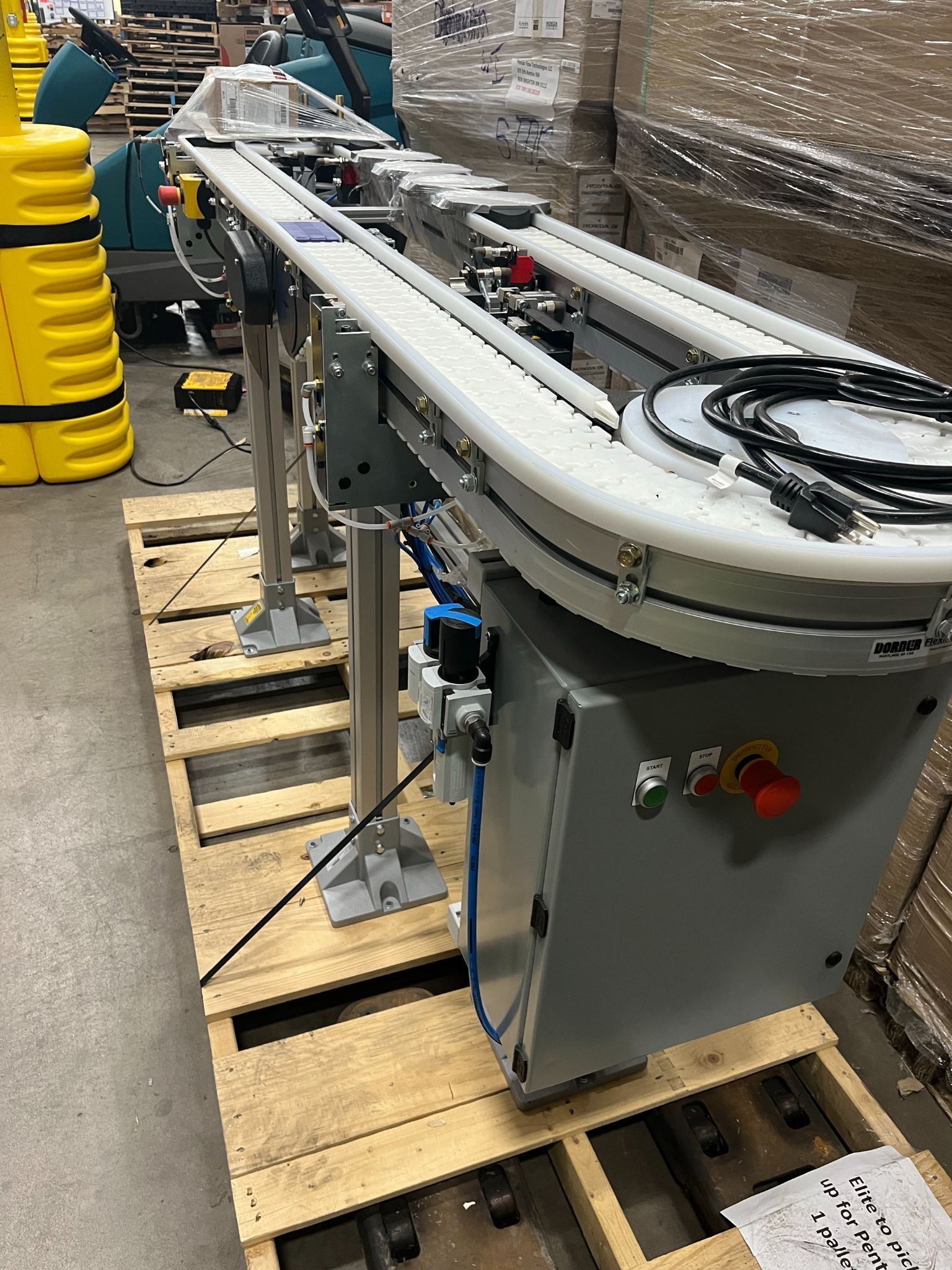 NEW - DORNER MOD:32MVA1121 FLEXMOVE CONVEYOR W/ OPTIDRIVE CONTROLS 5