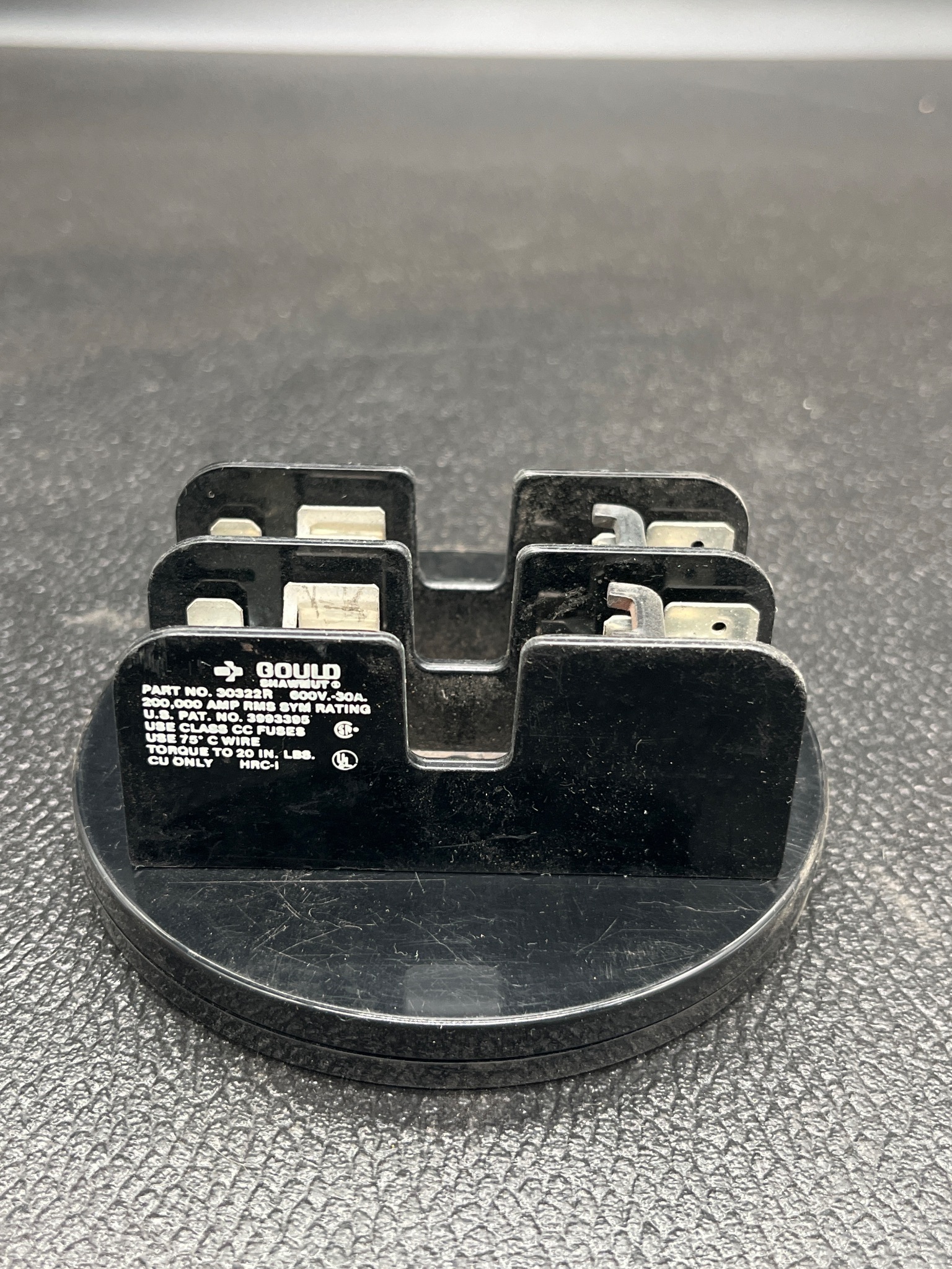 GOULD SHAWMUT 30322R Fuse Holder USED 0