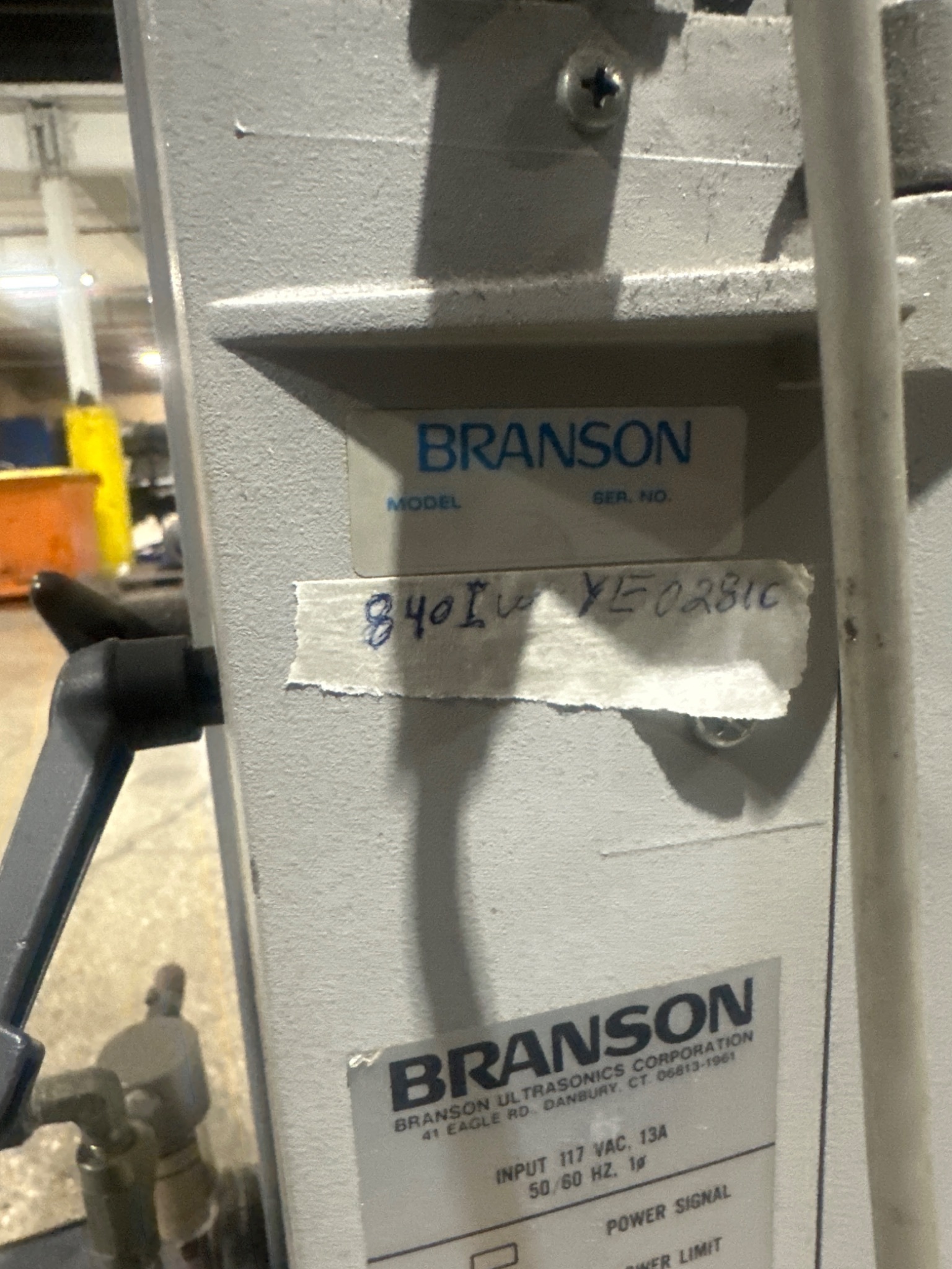 BRANSON 840IW Ultrasonic Welder USED 5