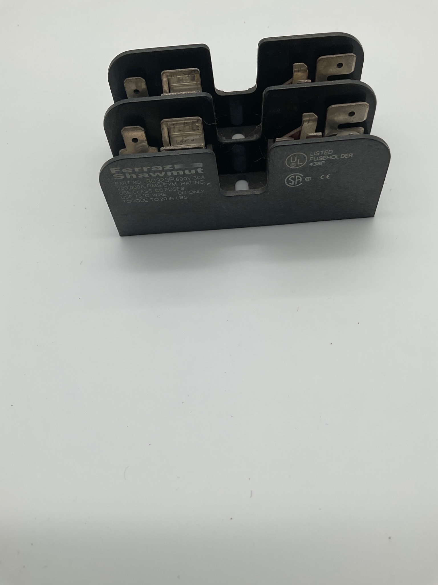 FERRAZ SHAWMUT 30323R Fuse Holder USED 1