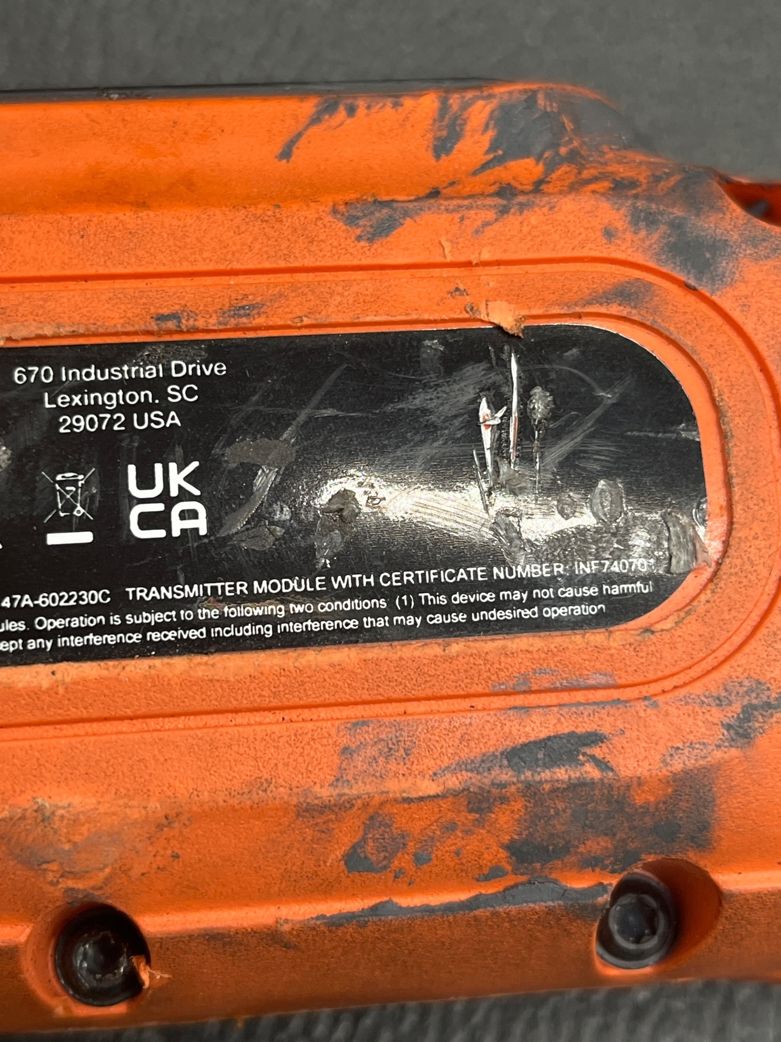 CLECO CCBAW503 Cordless Electric Torque Wrench USED 5