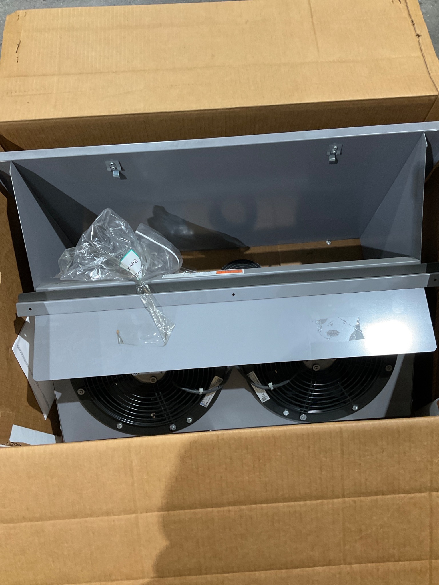 EBM-PAPST CRPWREXH021A01 POWER EXHAUST VERTICAL SMALL CABINET USED 0