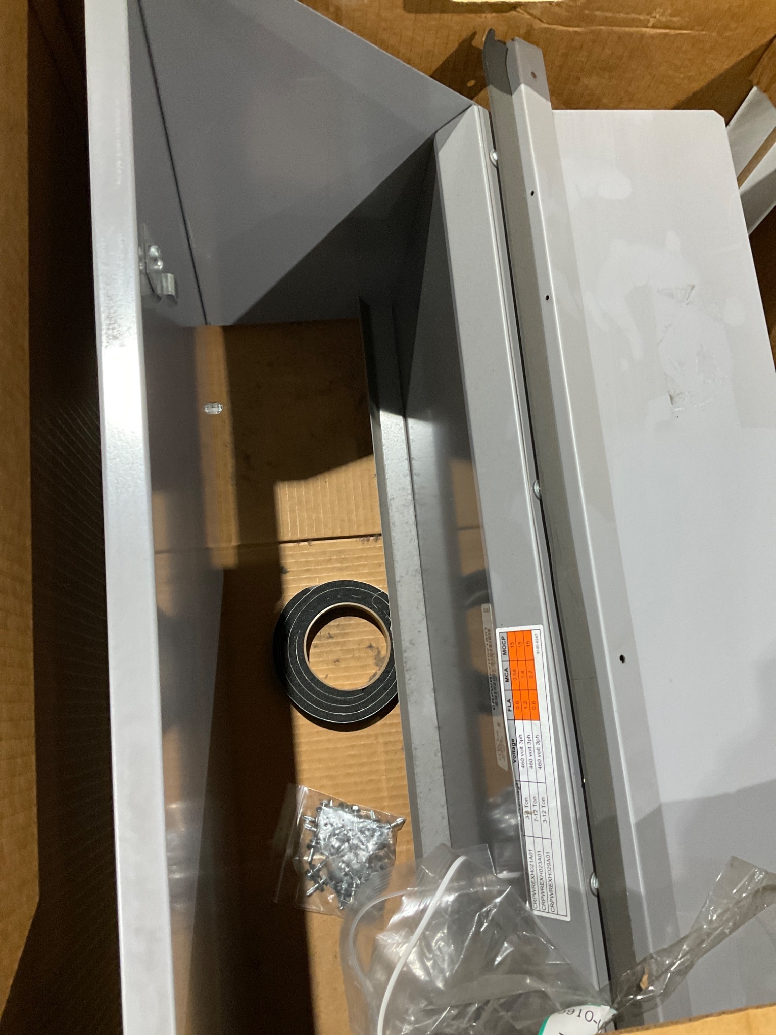 EBM-PAPST CRPWREXH021A01 POWER EXHAUST VERTICAL SMALL CABINET USED 4